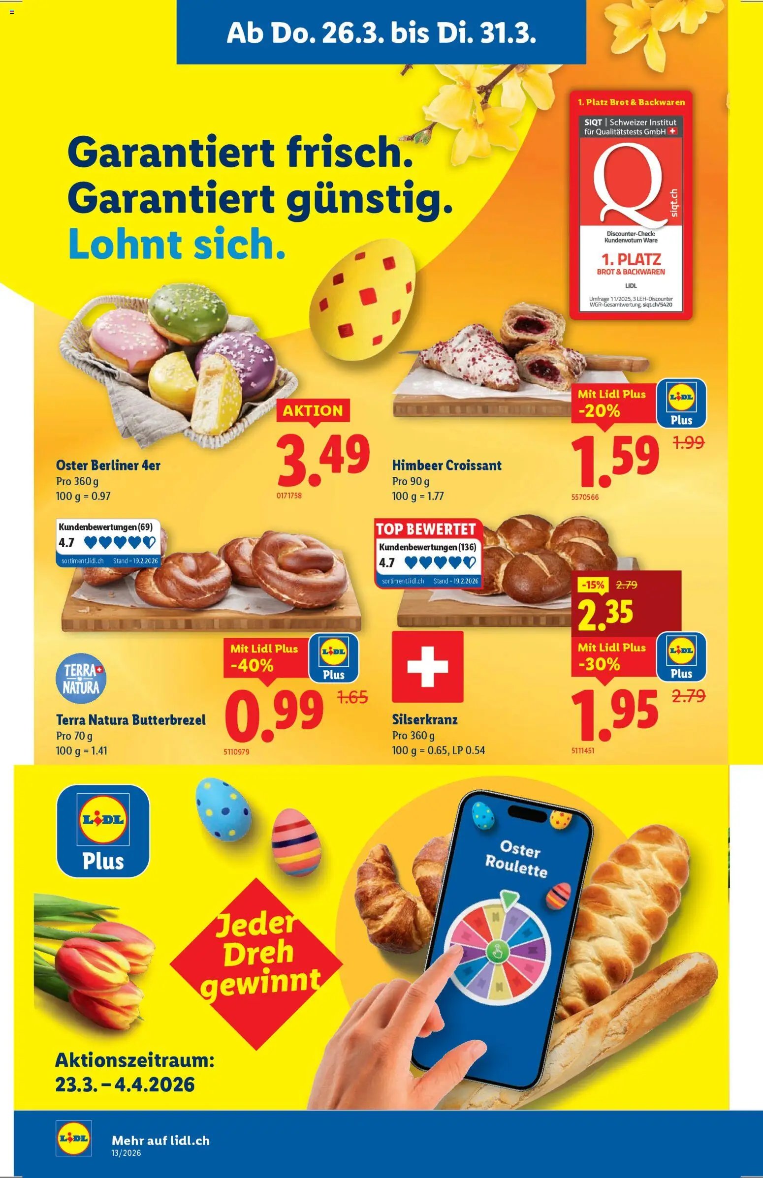 Lidl aktionen (2026-03-26 - 2026-03-31)