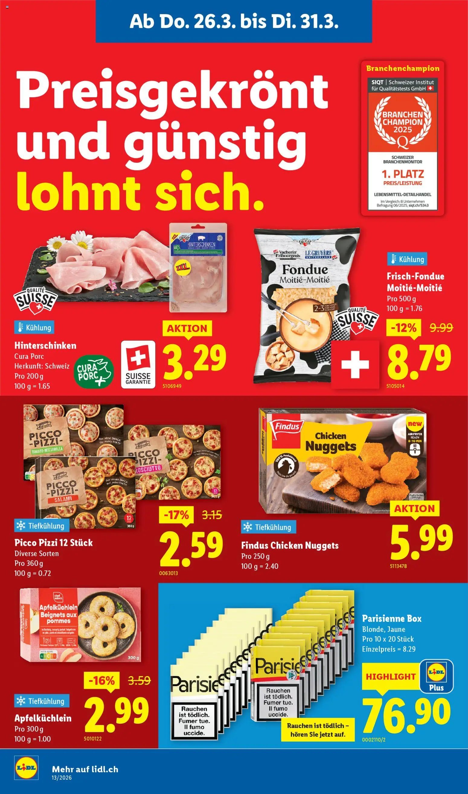 Lidl aktionen (2026-03-26 - 2026-03-31)