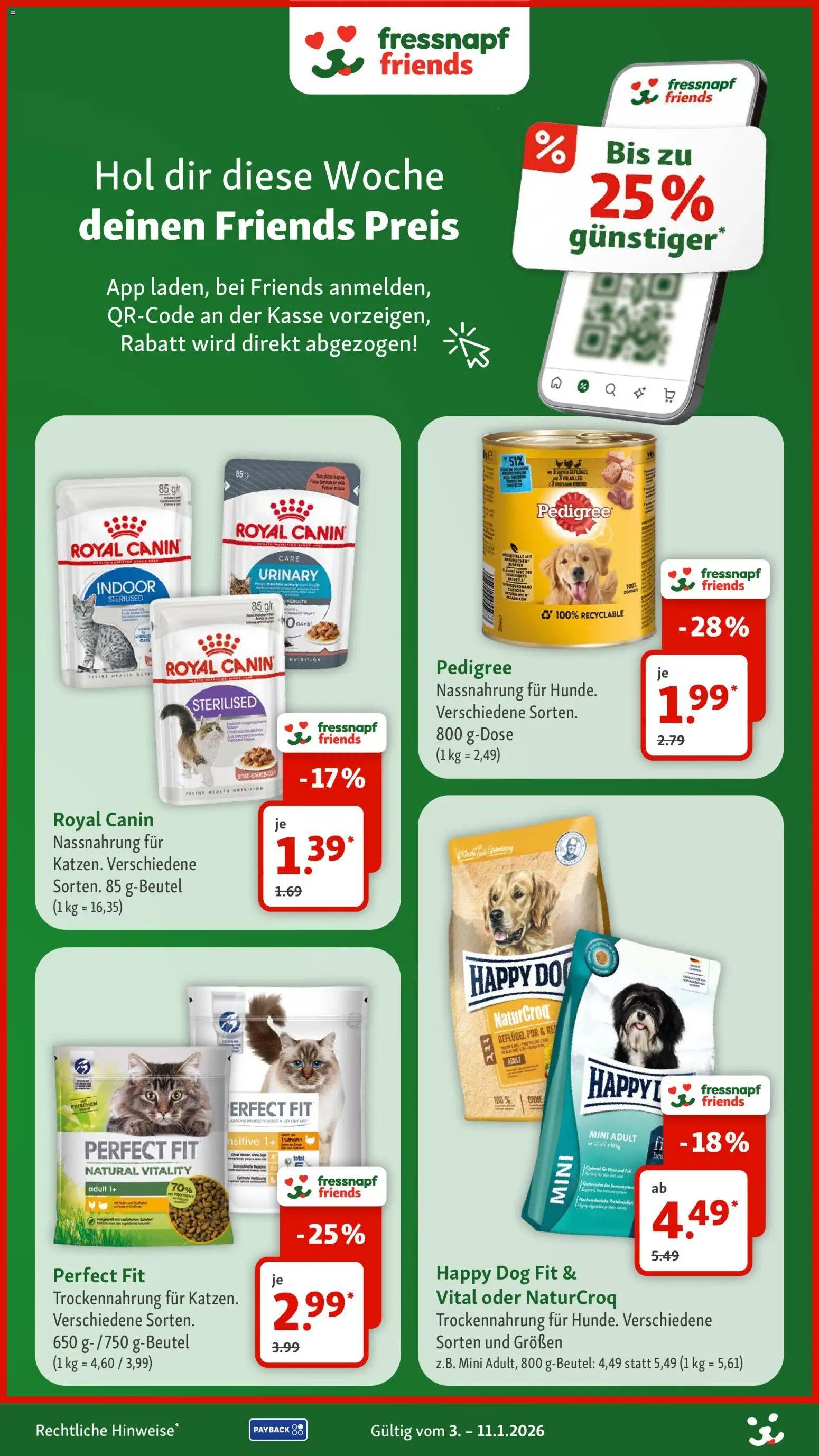 Fressnapf Aktionen (2026-01-03 - 2026-01-11) | 2