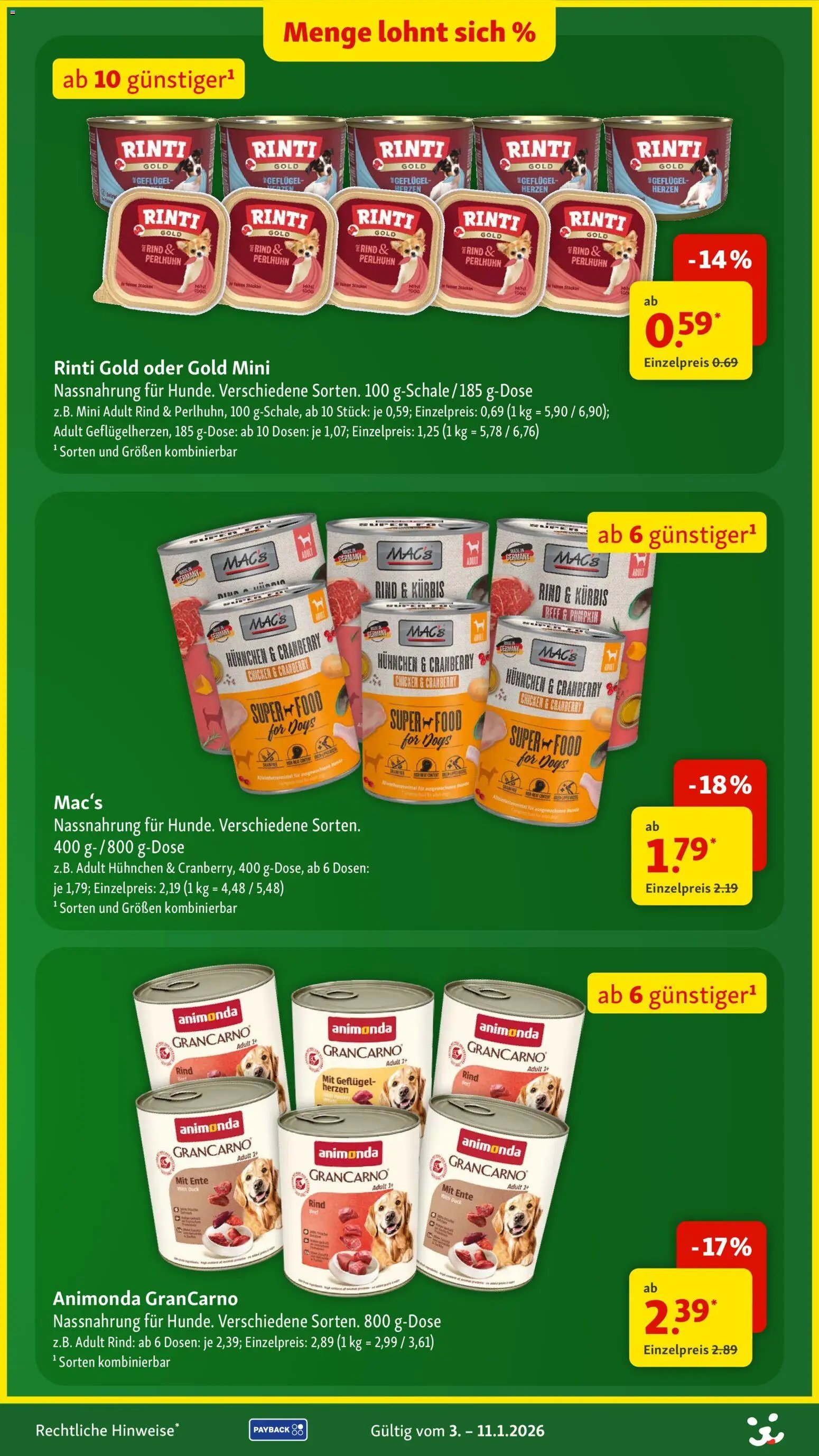 Fressnapf Aktionen (2026-01-03 - 2026-01-11) | 15