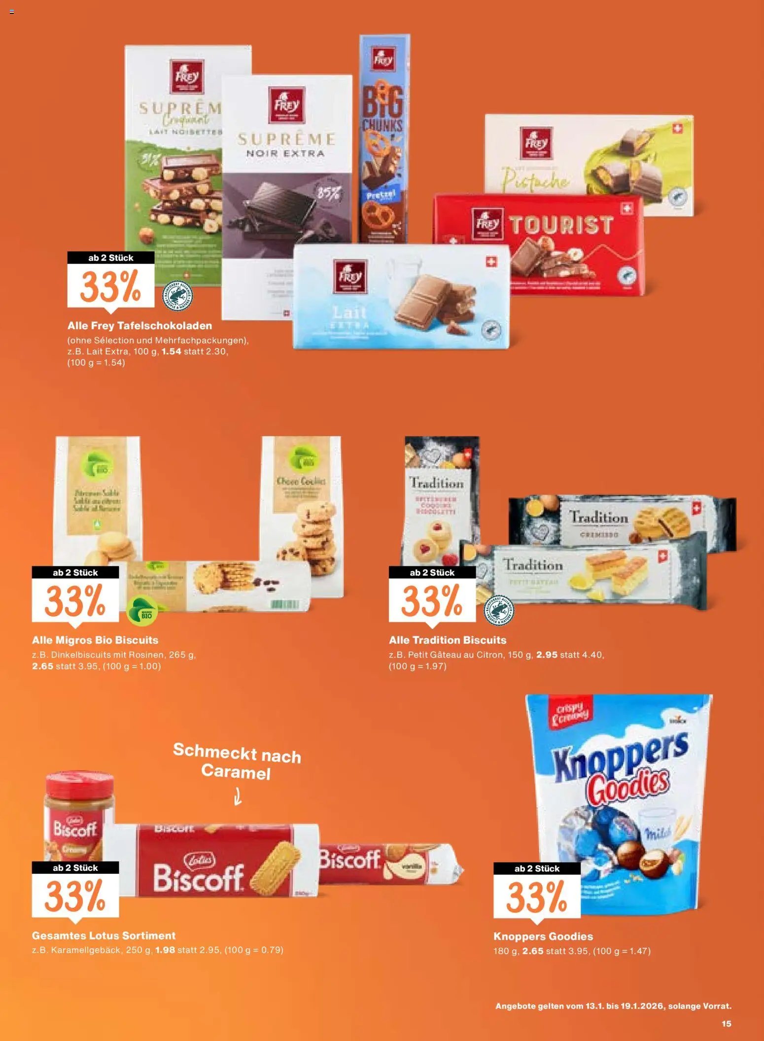 Migros Aktionen (2026-01-13 - 2026-01-19) | 15