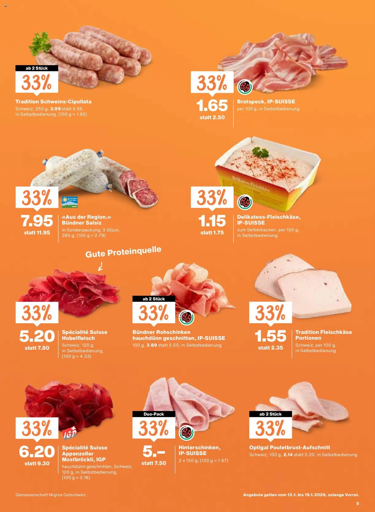 Migros Aktionen (2026-01-13 - 2026-01-19) | 5