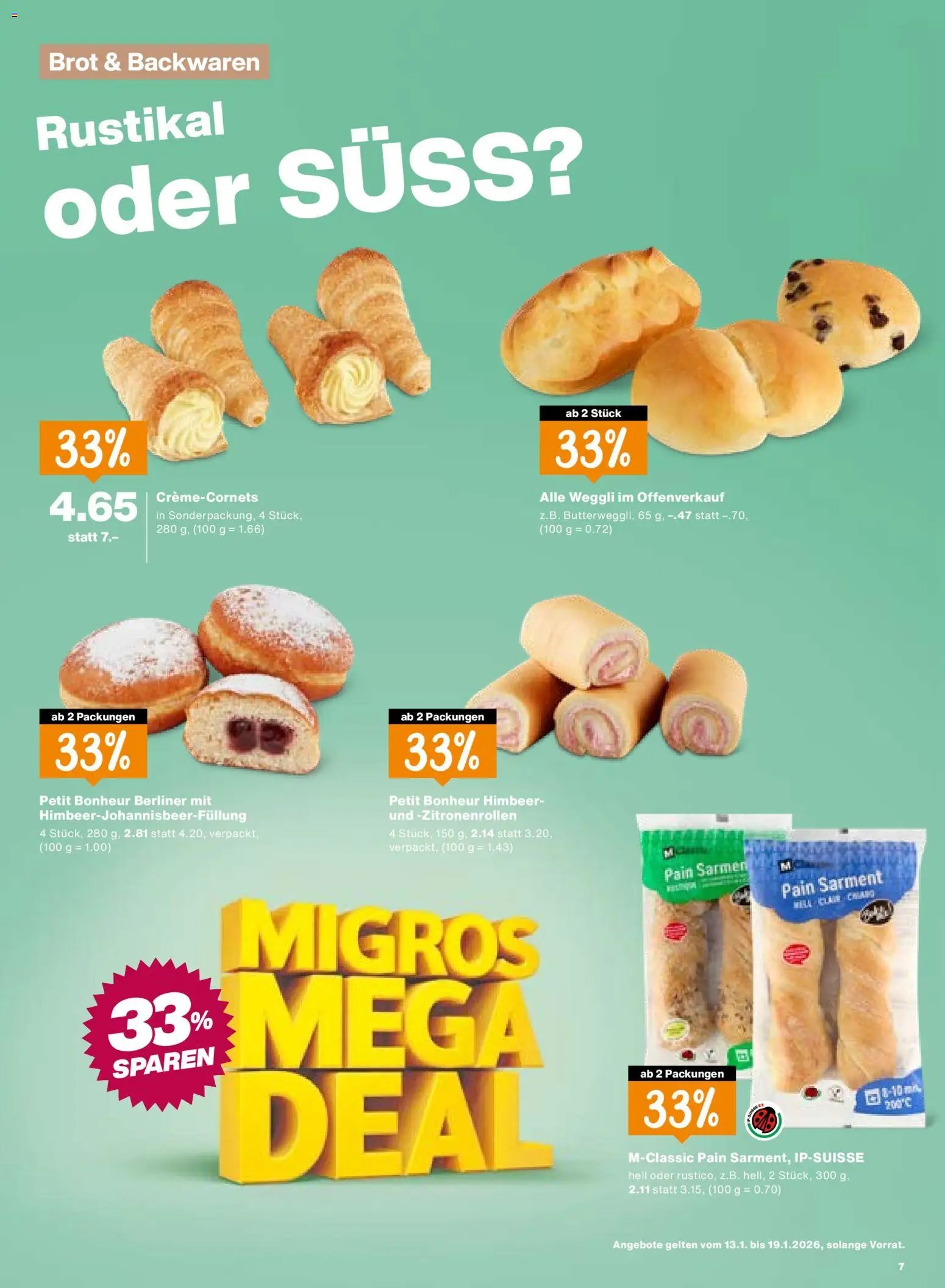 Migros Aktionen (2026-01-13 - 2026-01-19) | 7