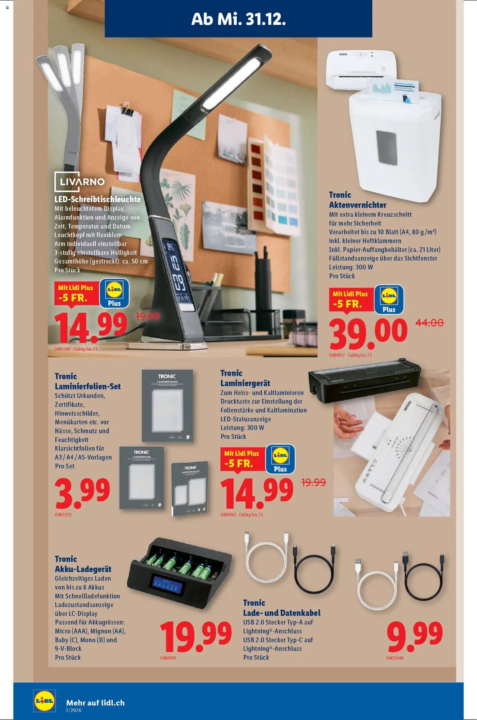 Lidl Aktionen (2025-12-31 - 2026-01-07) | 18