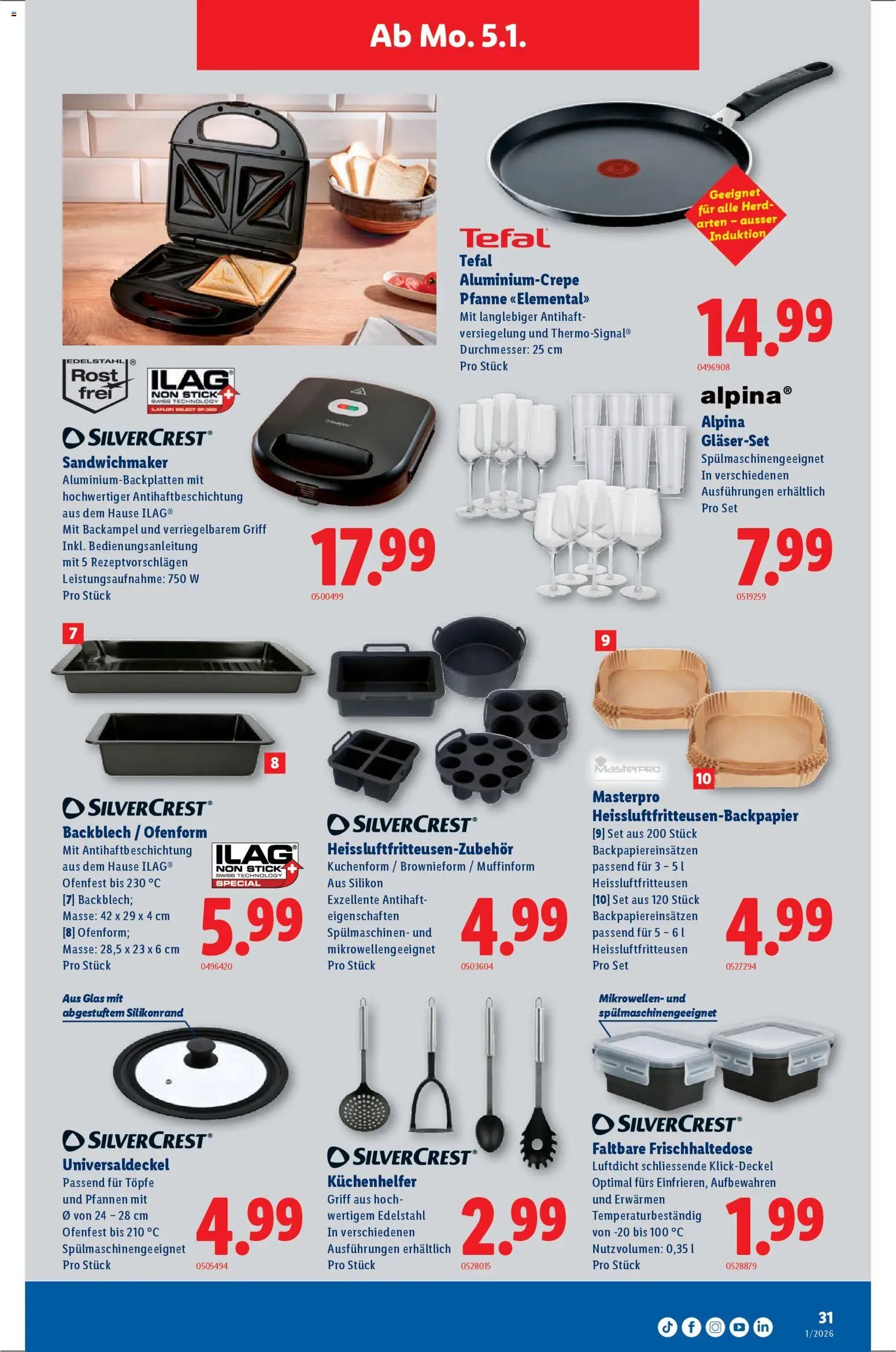 Lidl Aktionen (2025-12-31 - 2026-01-07) | 31