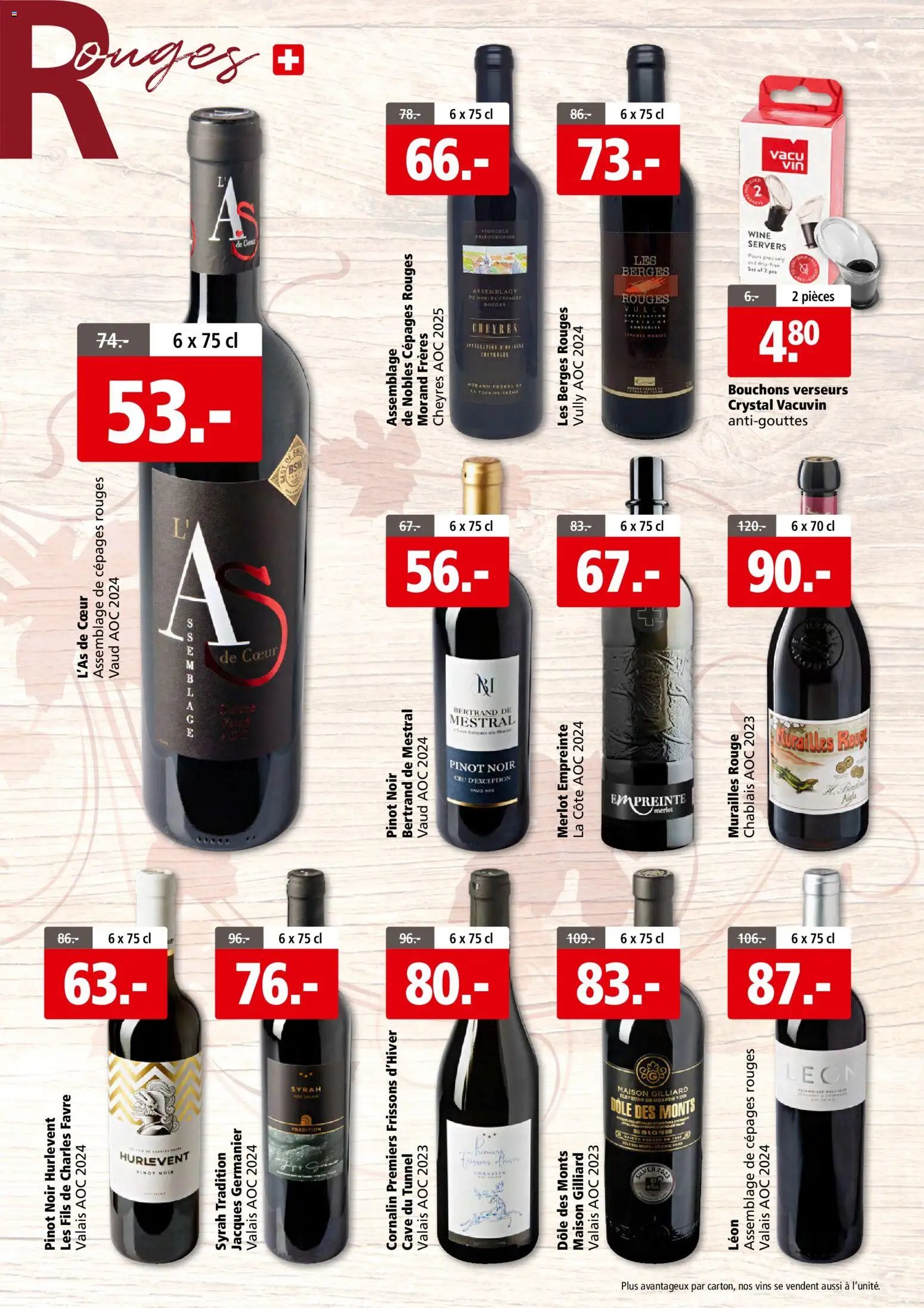 Aligro aktionen Foire aux vins Matran