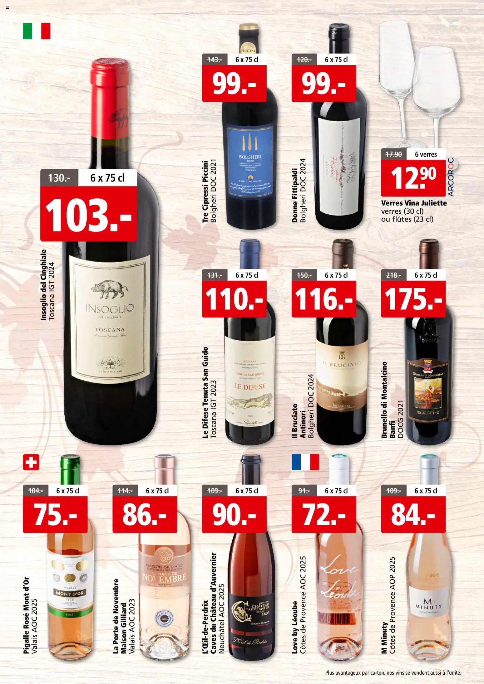 Aligro aktionen Foire aux vins Matran