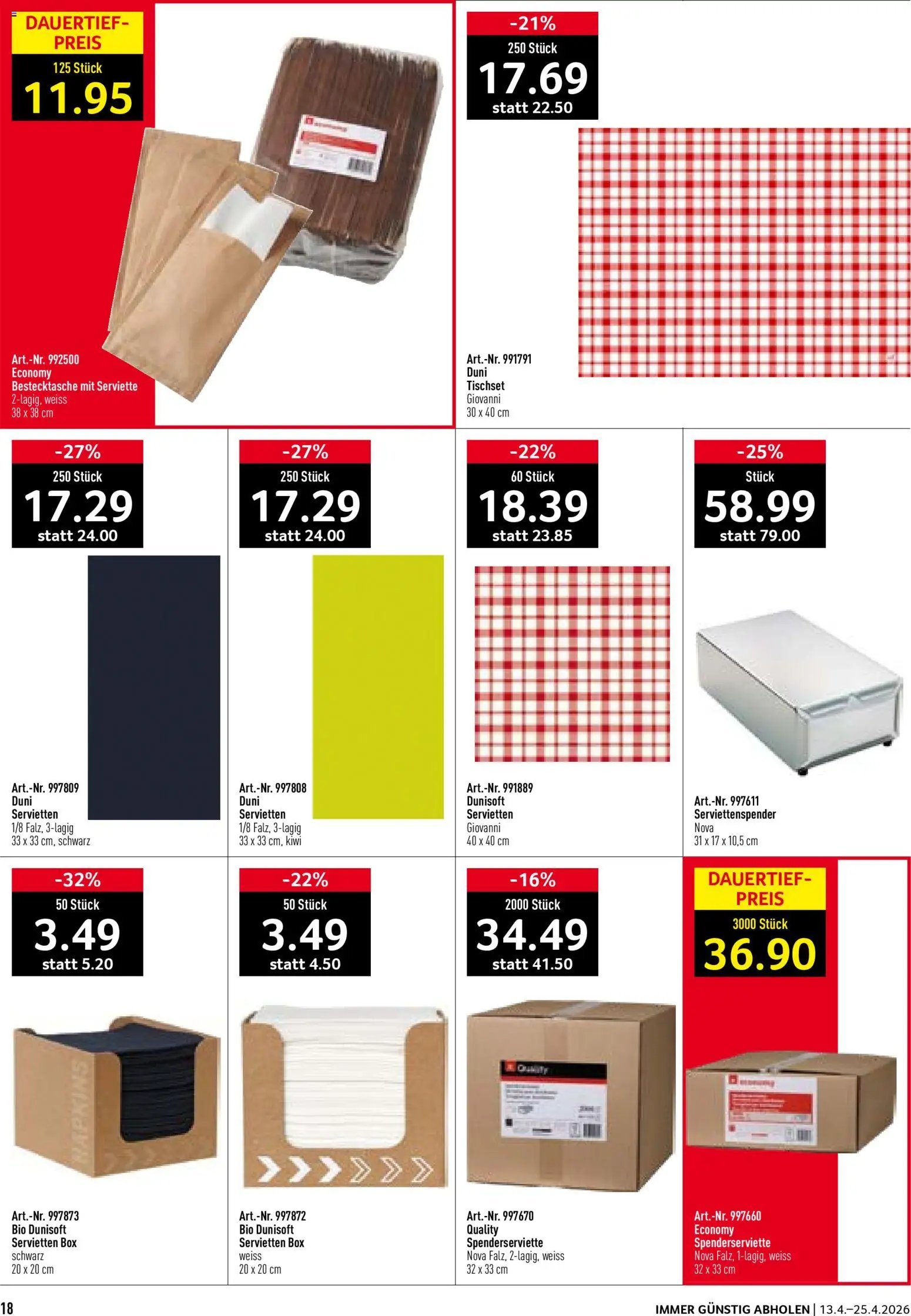 Prodega aktionen Italien (2026-04-13 - 2026-04-25)