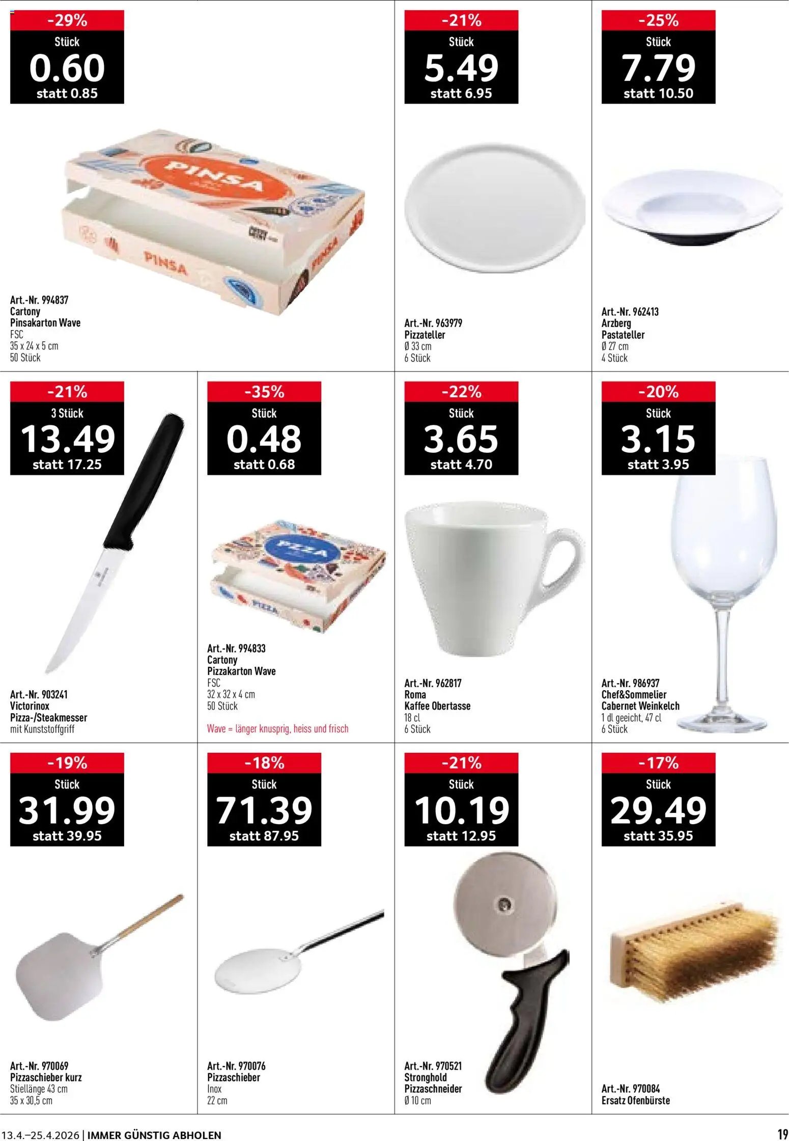 Prodega aktionen Italien (2026-04-13 - 2026-04-25)