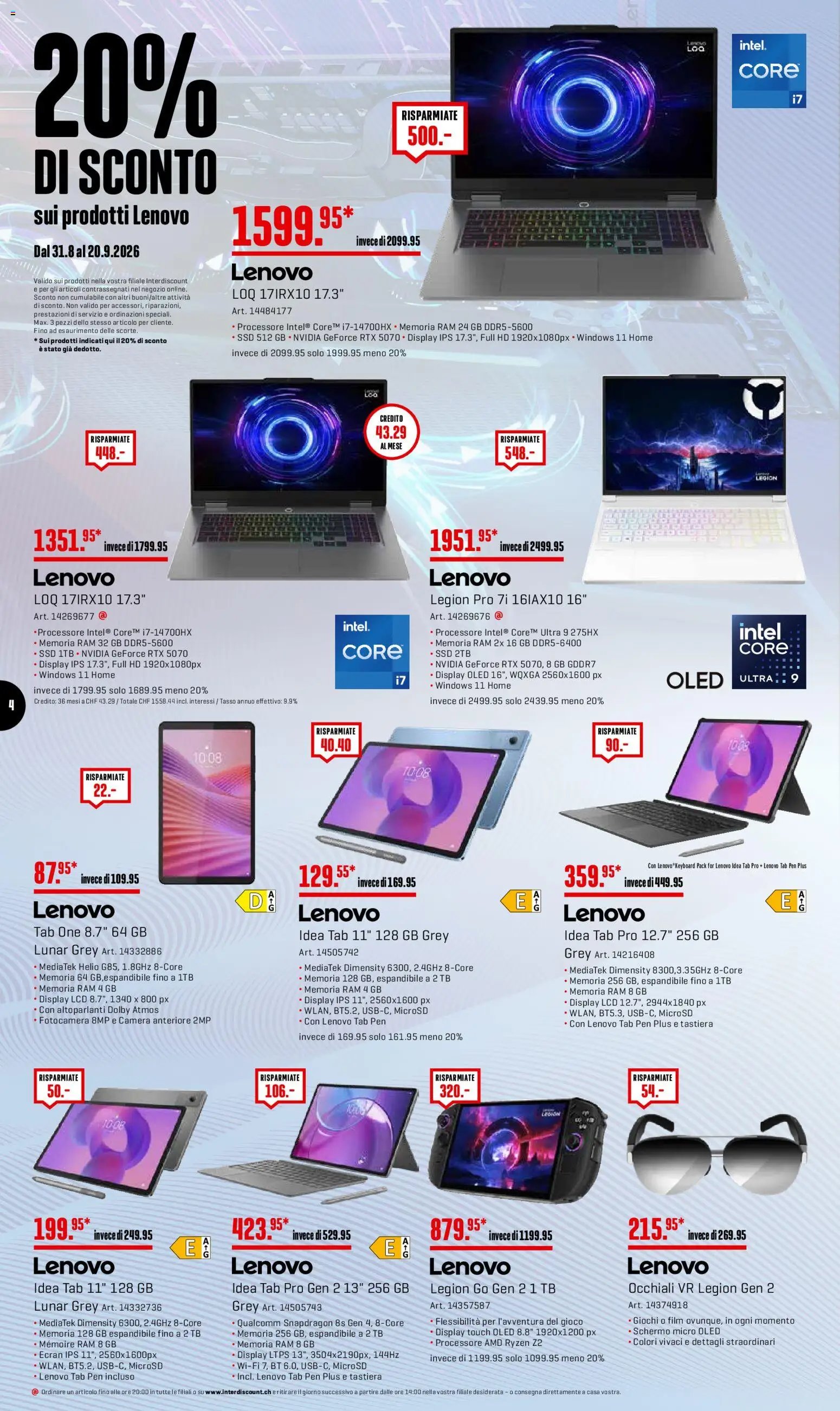 Interdiscount aktionen IT
