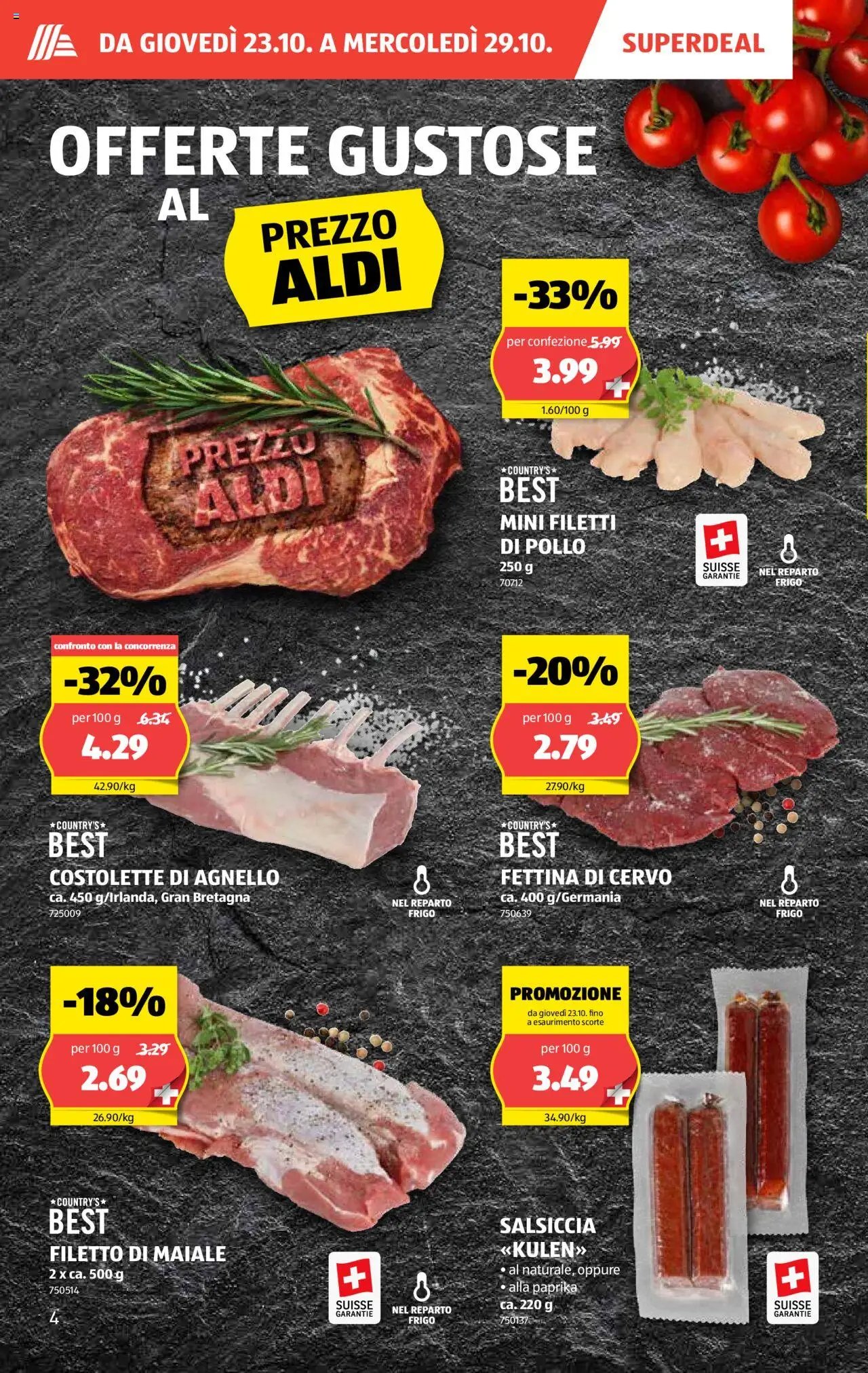 Aldi Aktionen IT (2025-10-23 - 2025-10-29)