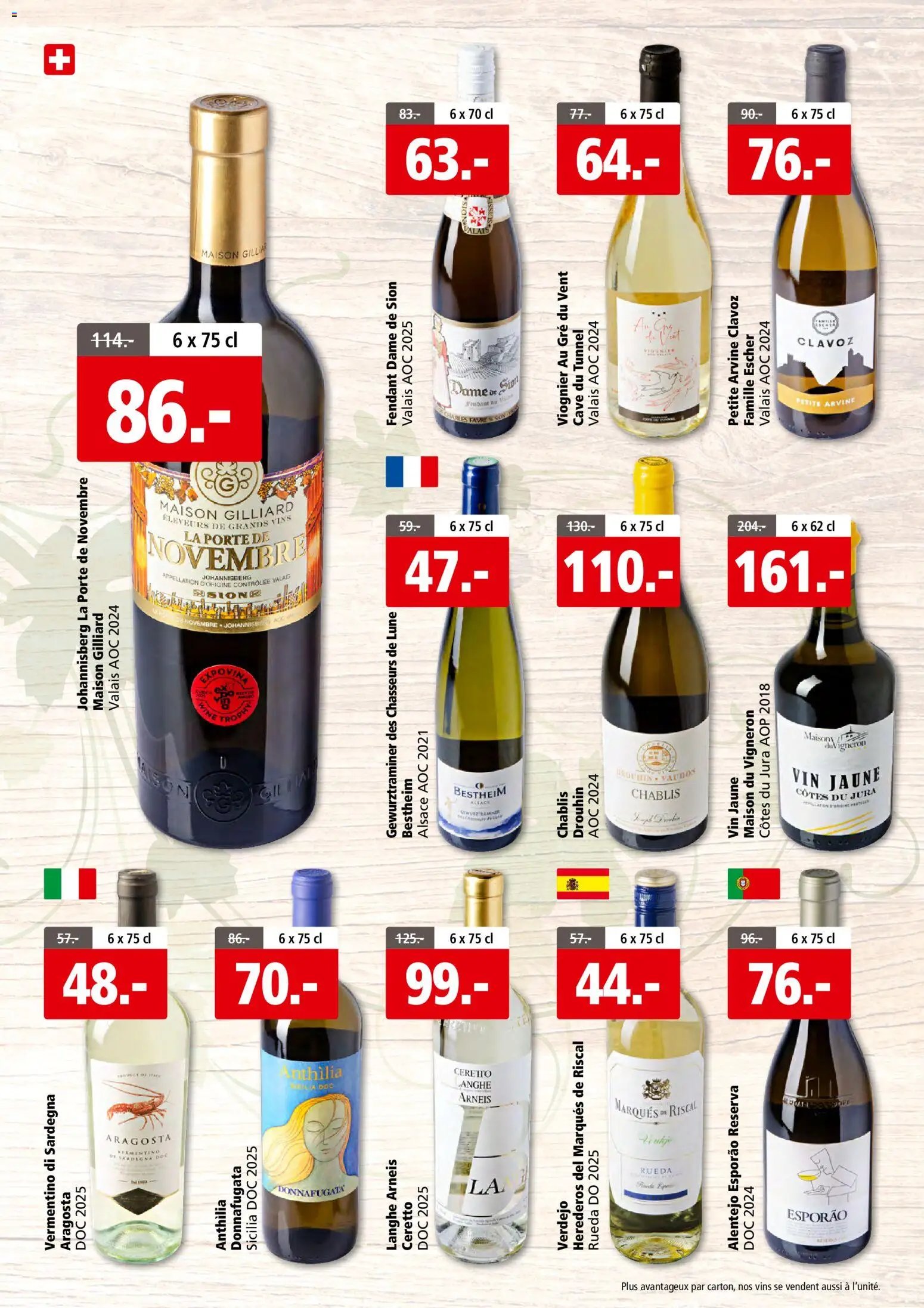Aligro aktionen Foire aux vins Genf