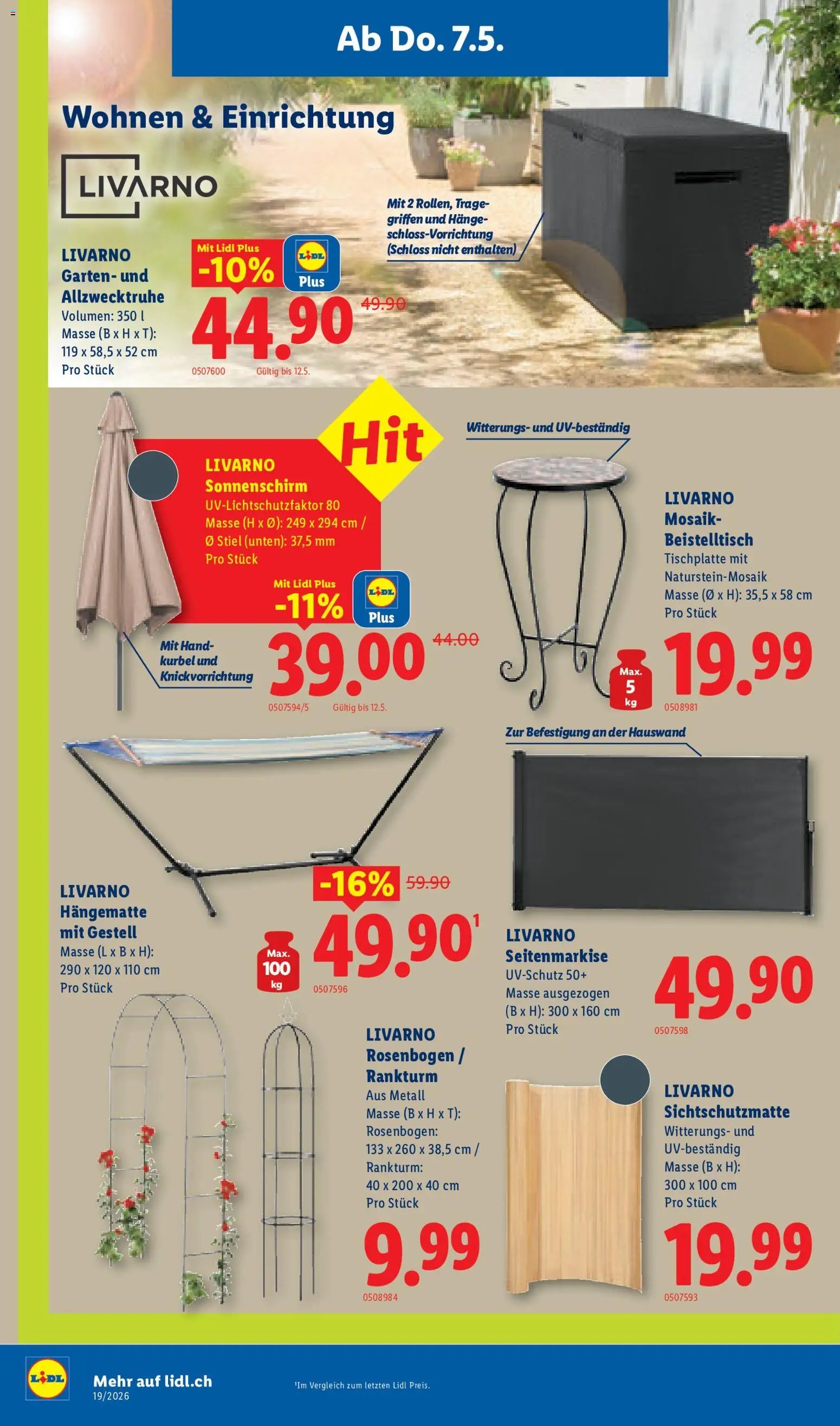 Lidl aktionen (2026-05-07 - 2026-05-12)