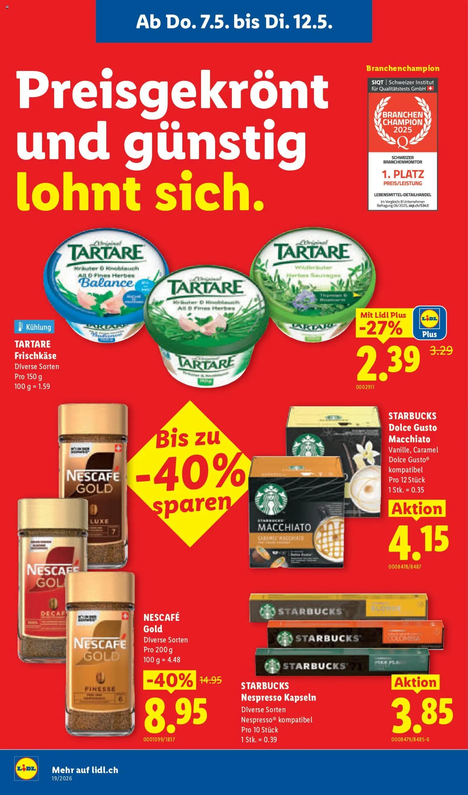Lidl aktionen (2026-05-07 - 2026-05-12)