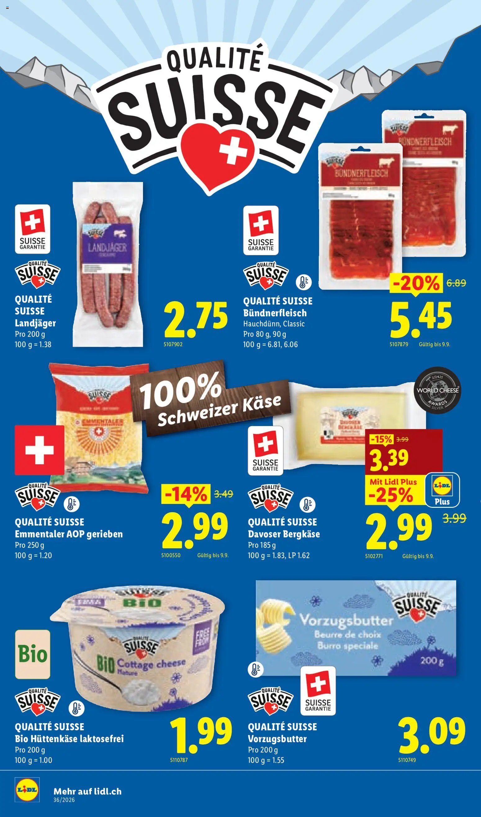 Lidl aktionen Qualité Suisse