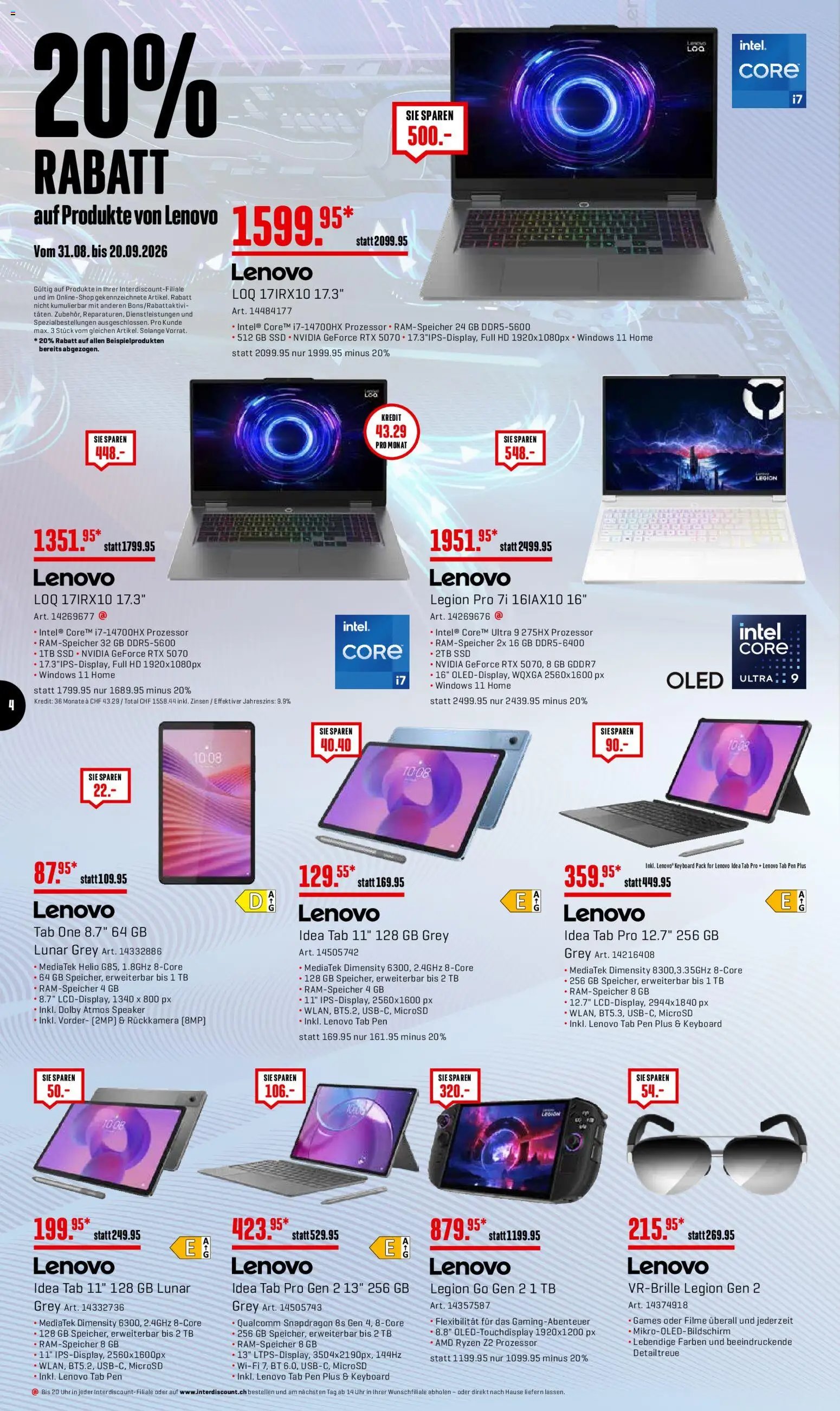Interdiscount aktionen