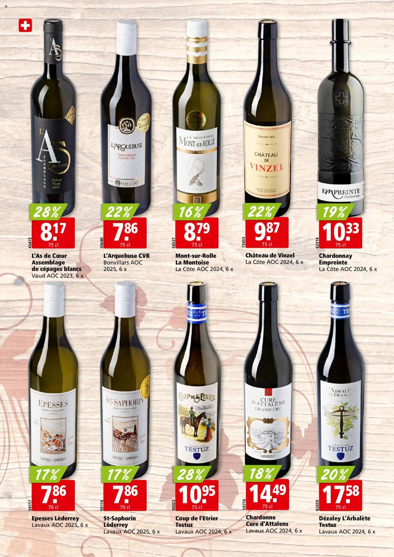Aligro aktionen Vins Chavannes