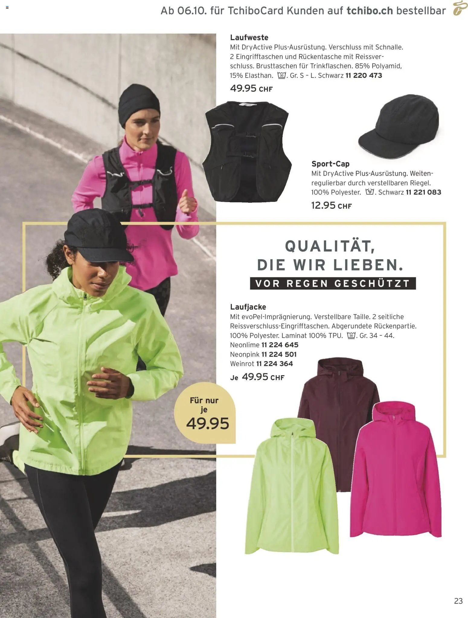 Tchibo aktionen Run club