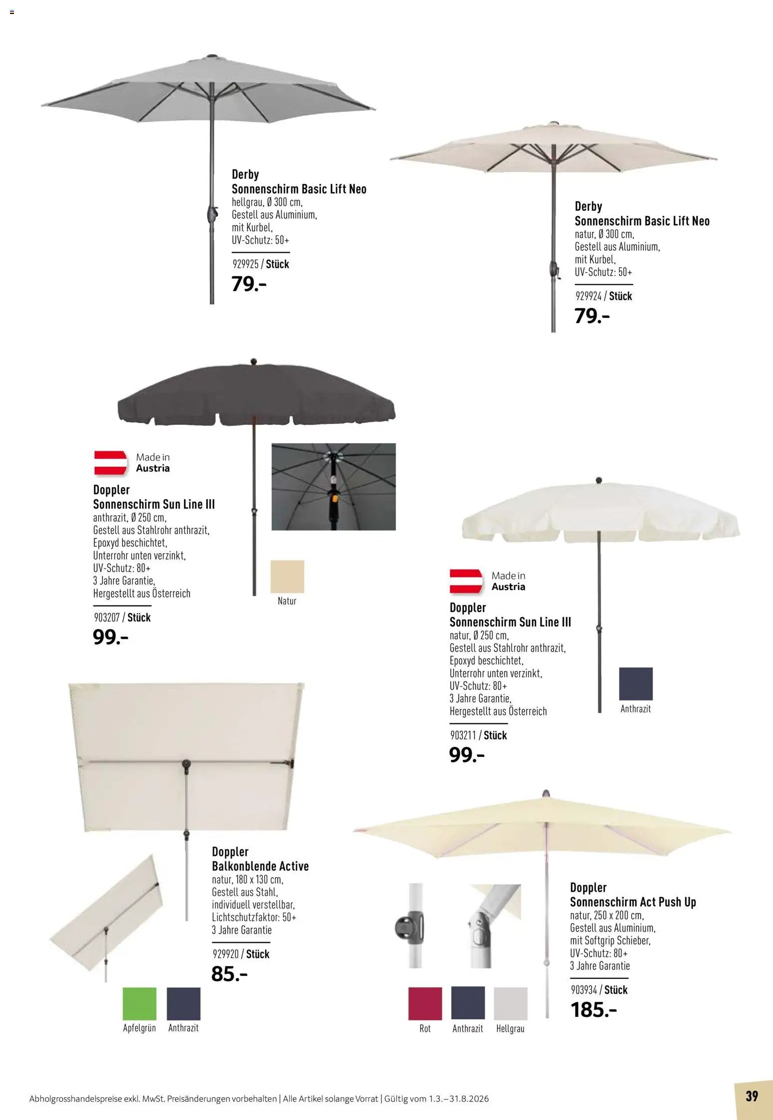 Prodega Aktionen Outdoor-Ausstattung (2026-03-01 - 2026-08-31) | 39