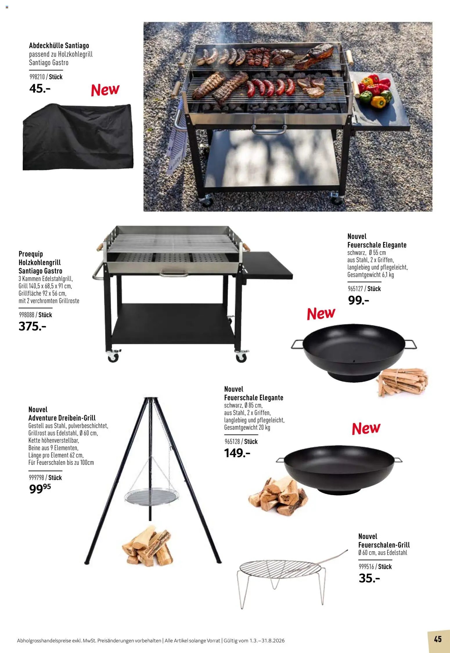 Prodega Aktionen Outdoor-Ausstattung (2026-03-01 - 2026-08-31) | 45