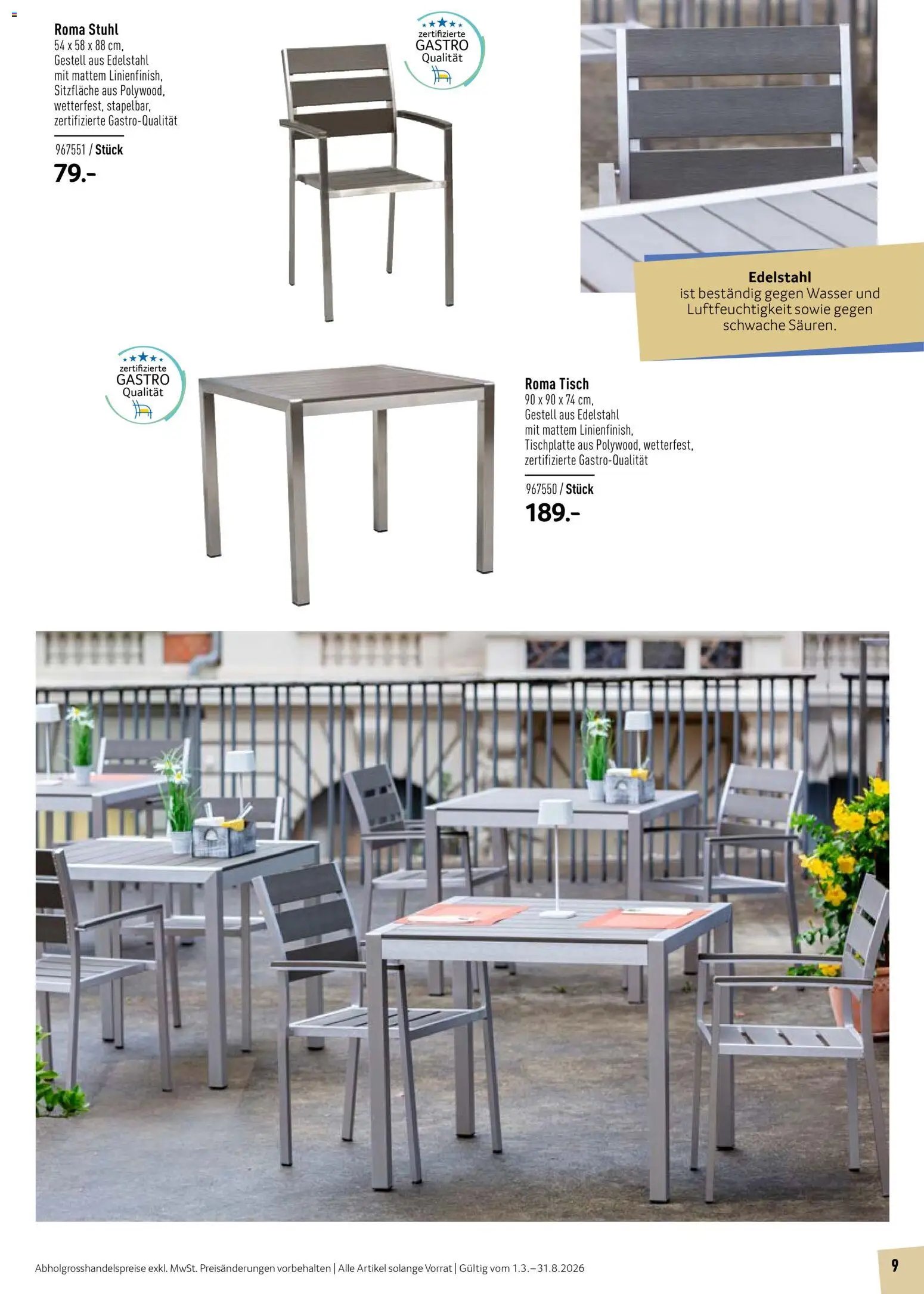 Prodega Aktionen Outdoor-Ausstattung (2026-03-01 - 2026-08-31) | 9