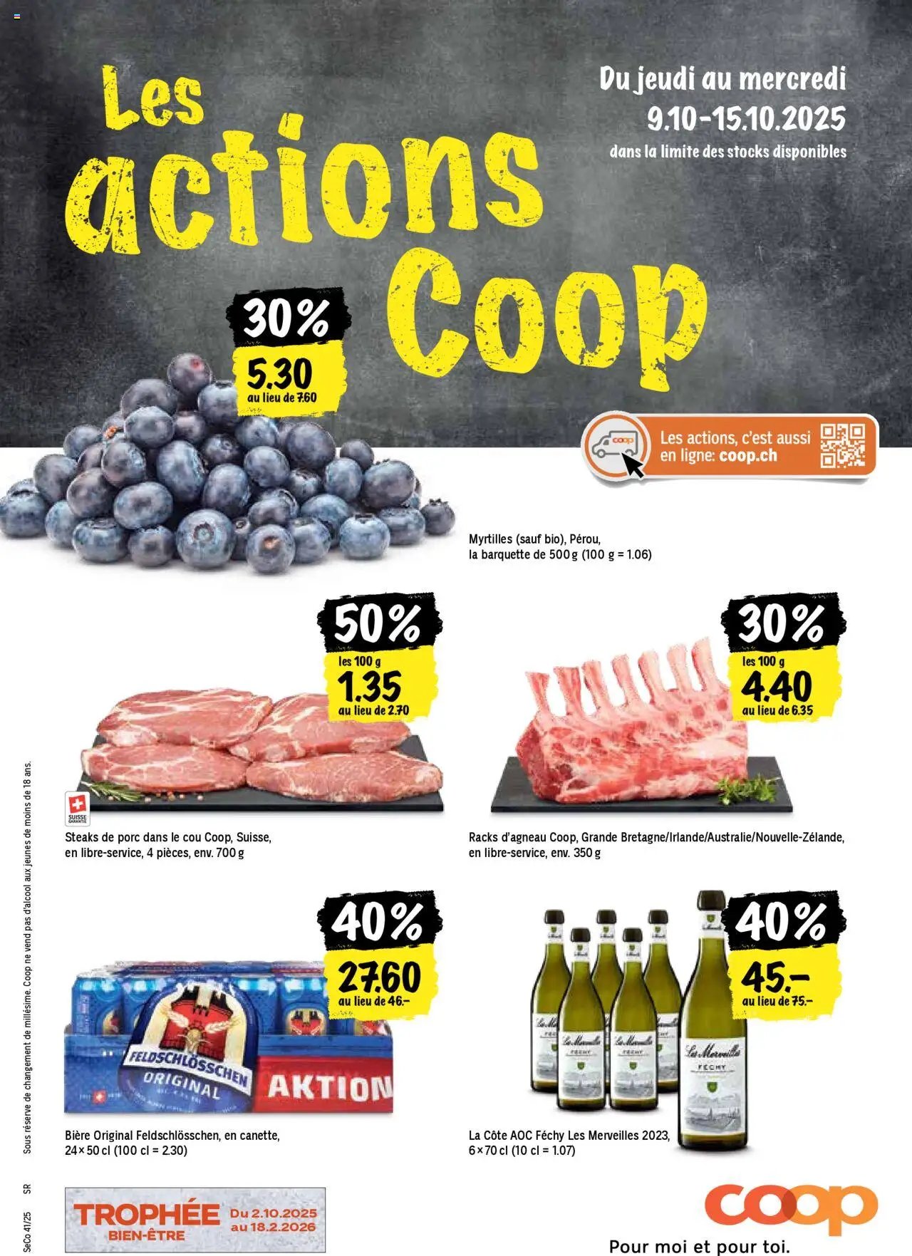 Coop - Les actions de la semaine (2025-10-09 - 2025-10-15)