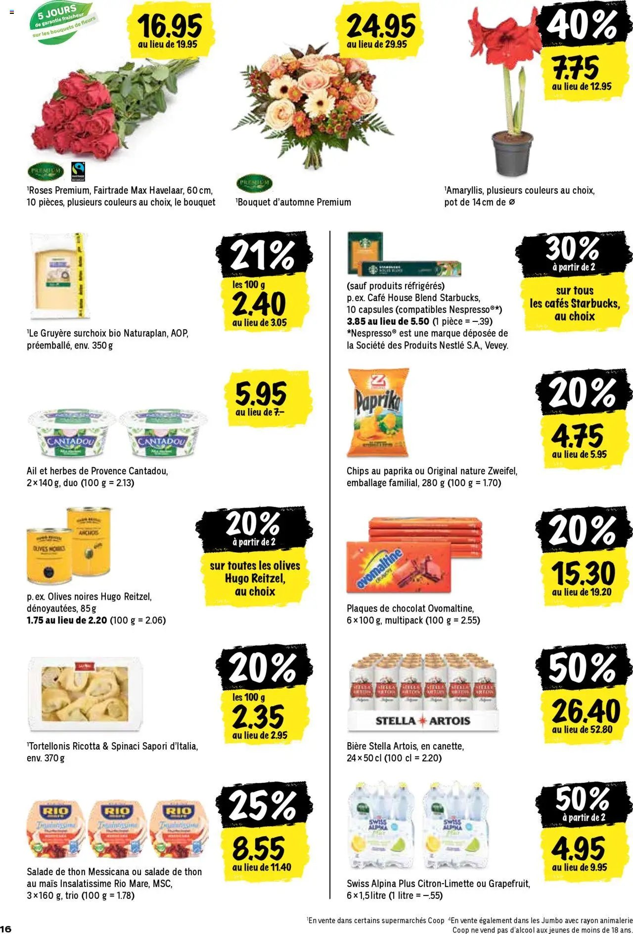 Coop - Les actions de la semaine (2025-10-09 - 2025-10-15)