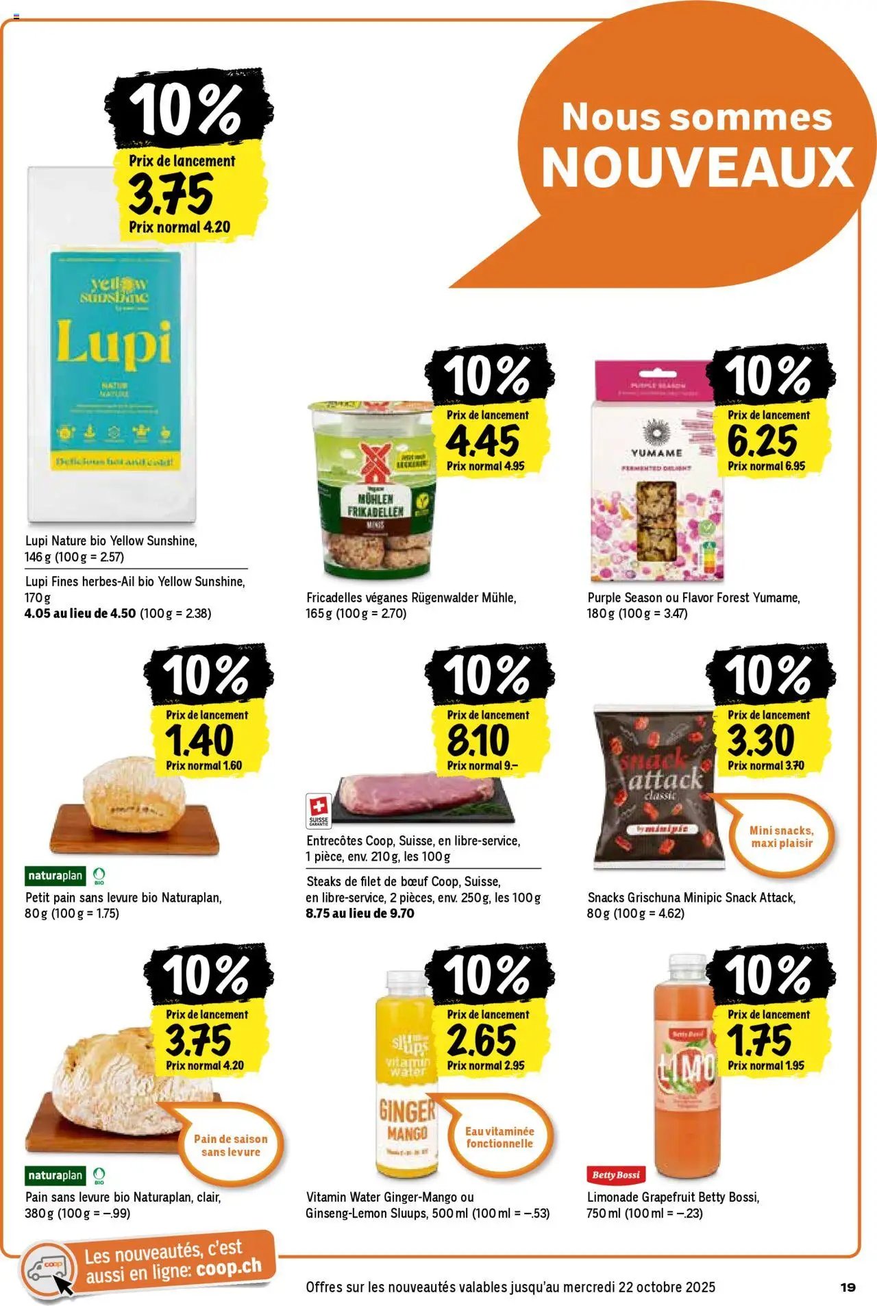 Coop - Les actions de la semaine (2025-10-09 - 2025-10-15)