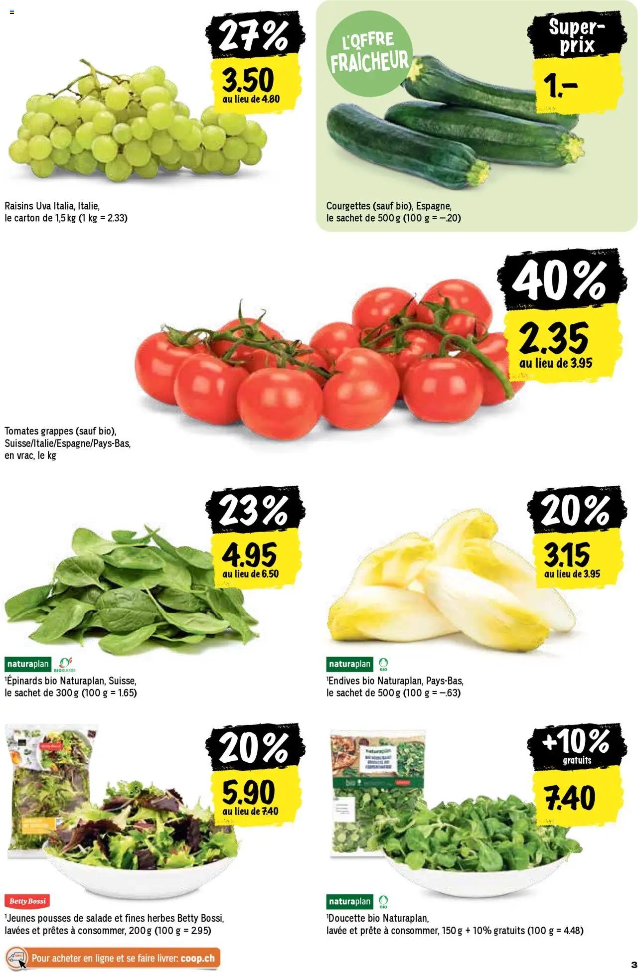 Coop - Les actions de la semaine (2025-10-09 - 2025-10-15)