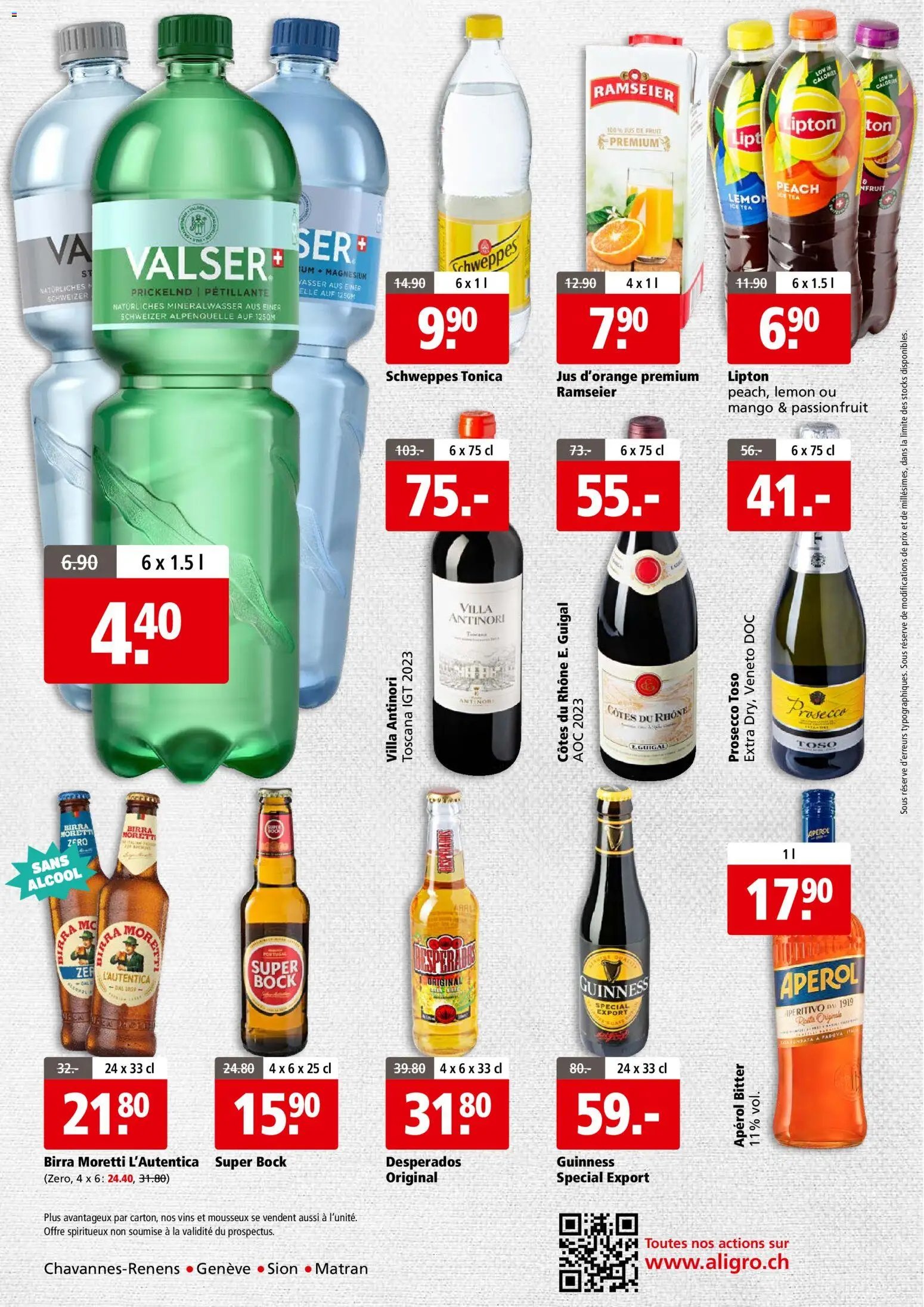 Aligro actionen Business Chavannes, Matran, Genève, Sion (2026-03-23 - 2026-03-28) | 4
