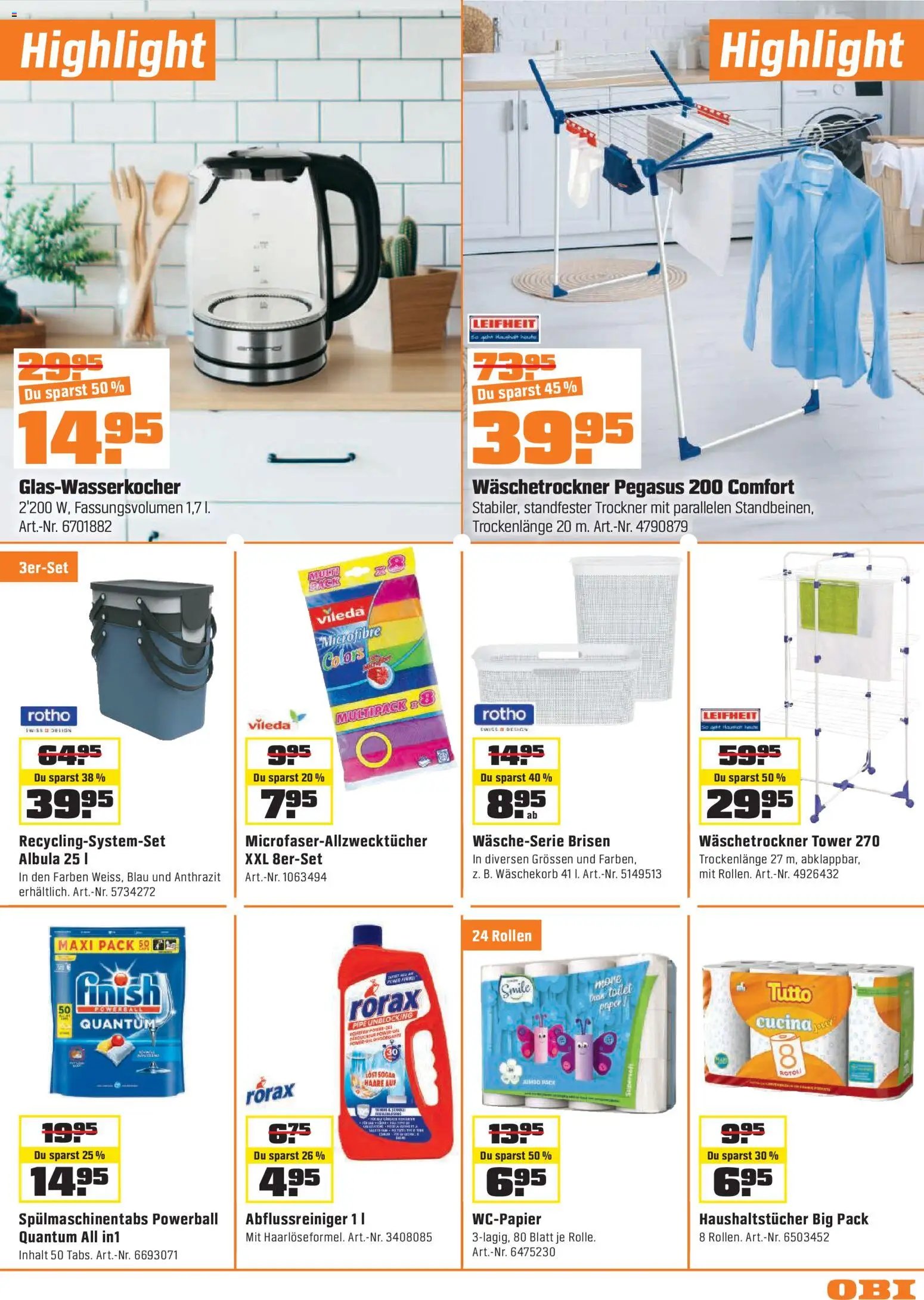 OBI - UNSERE SUPERDEALS!