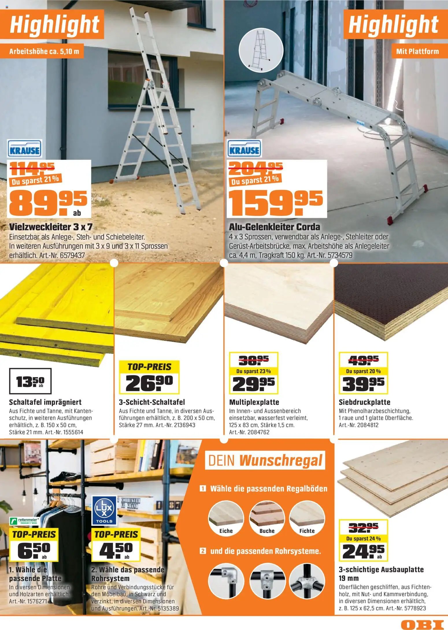 OBI - UNSERE SUPERDEALS!