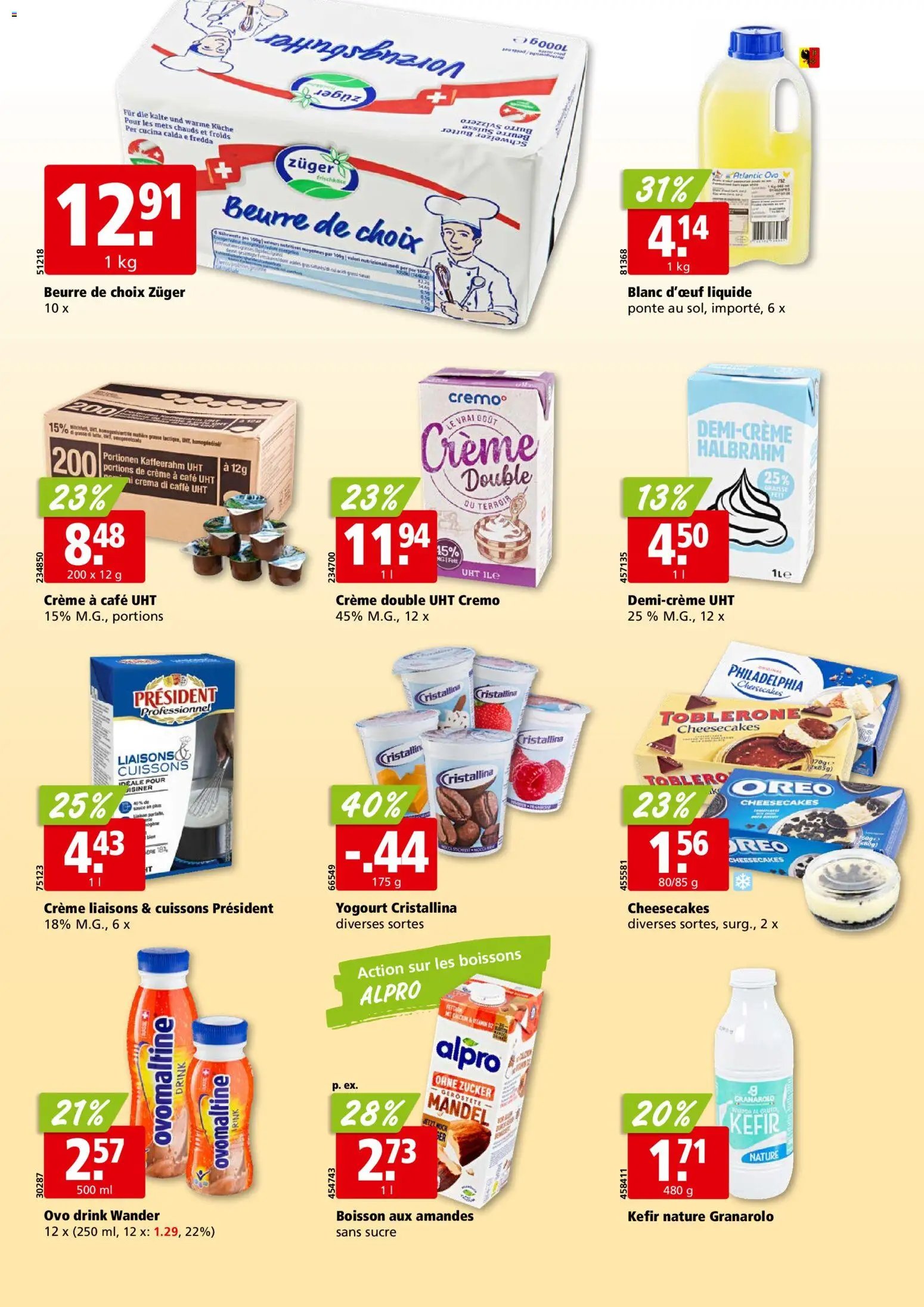 Aligro Aktionen Chavannes, Matran, Genève, Sion (2026-01-19 - 2026-01-24) | 14