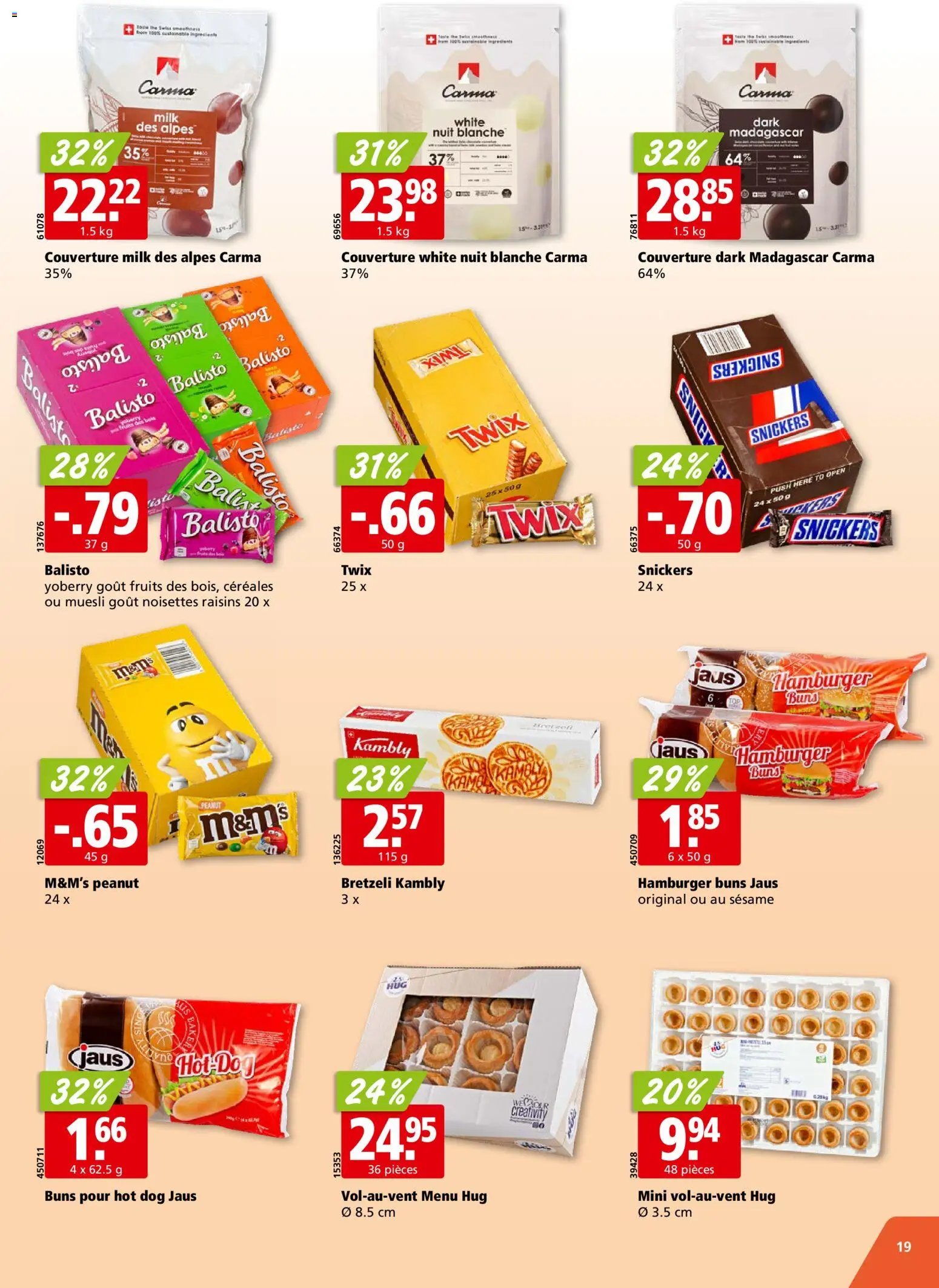 Aligro Aktionen Chavannes, Matran, Genève, Sion (2026-01-19 - 2026-01-24) | 19