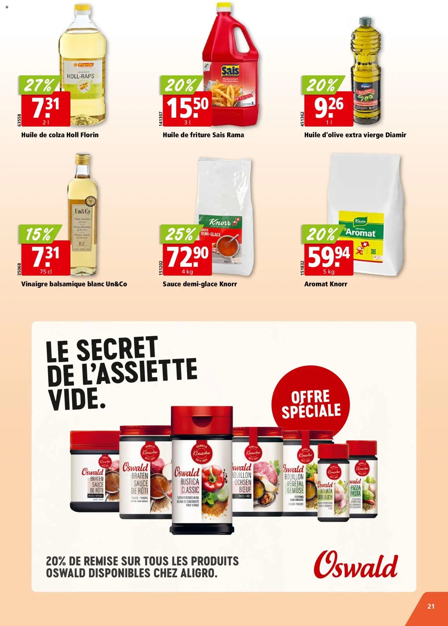 Aligro Aktionen Chavannes, Matran, Genève, Sion (2026-01-19 - 2026-01-24) | 21