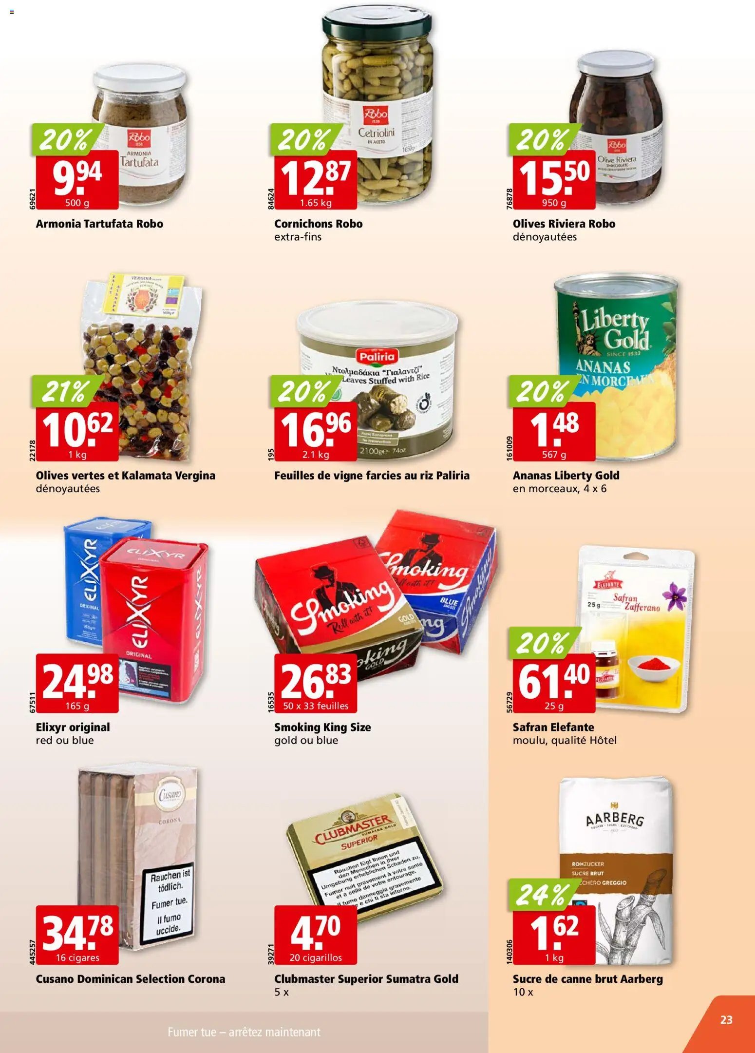 Aligro Aktionen Chavannes, Matran, Genève, Sion (2026-01-19 - 2026-01-24) | 23