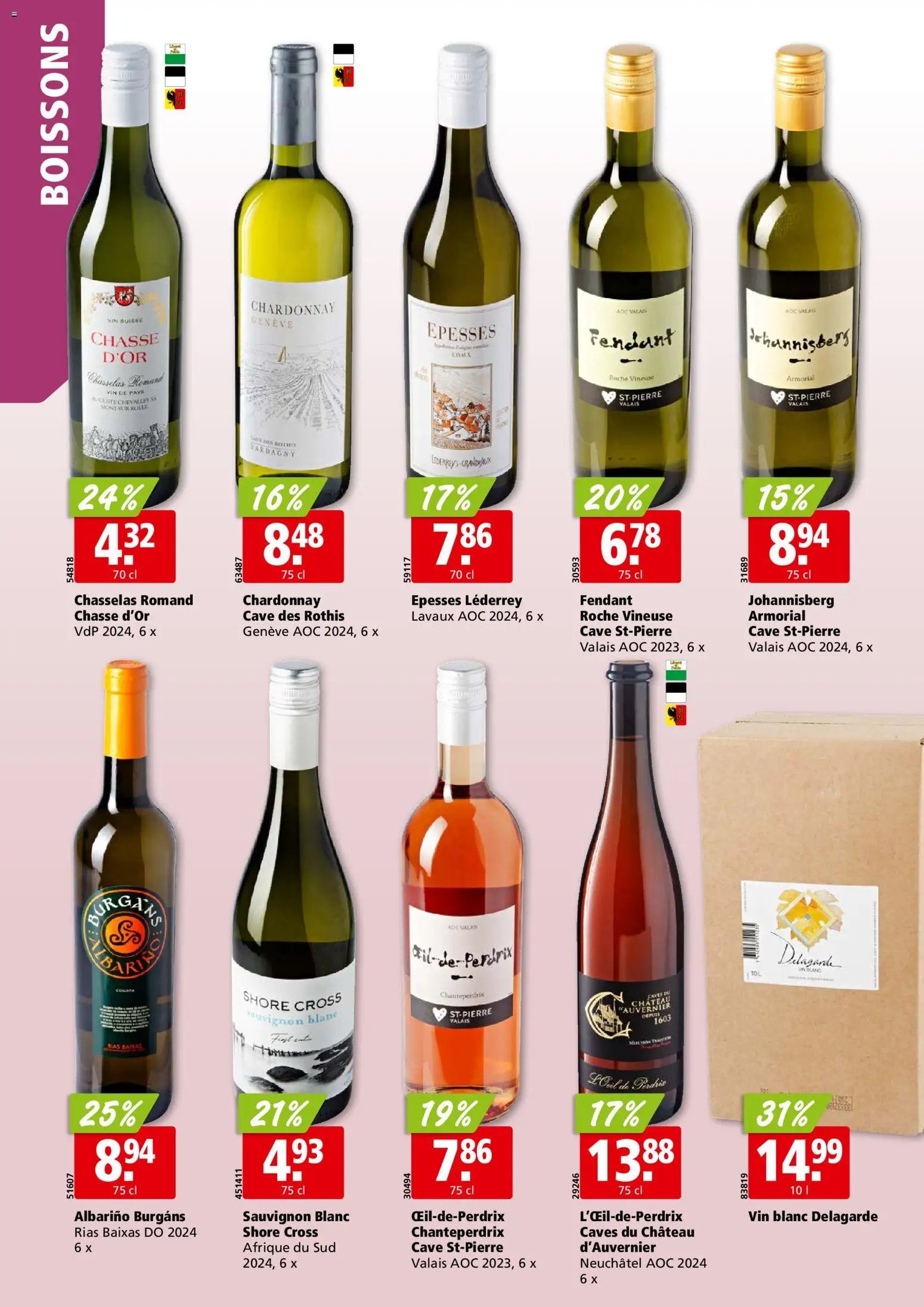 Aligro Aktionen Chavannes, Matran, Genève, Sion (2026-01-19 - 2026-01-24) | 24