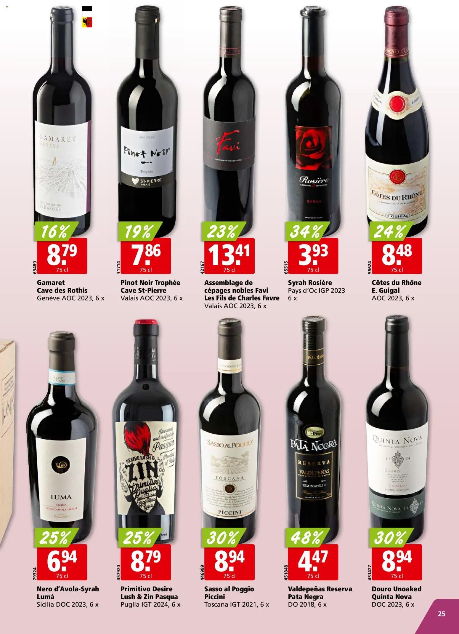 Aligro Aktionen Chavannes, Matran, Genève, Sion (2026-01-19 - 2026-01-24) | 25