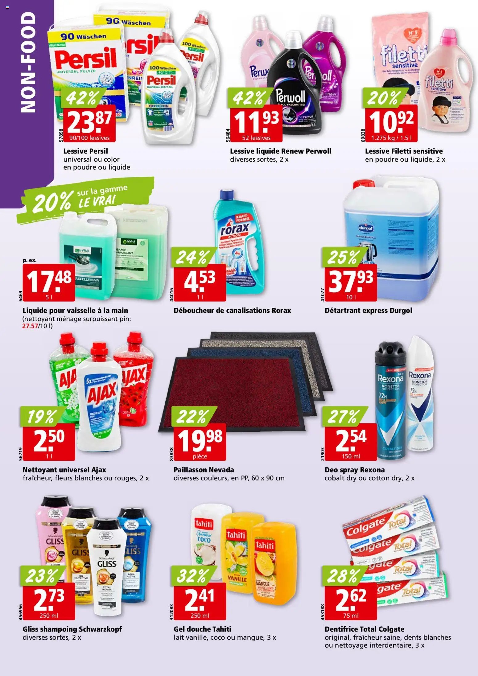 Aligro Aktionen Chavannes, Matran, Genève, Sion (2026-01-19 - 2026-01-24) | 30