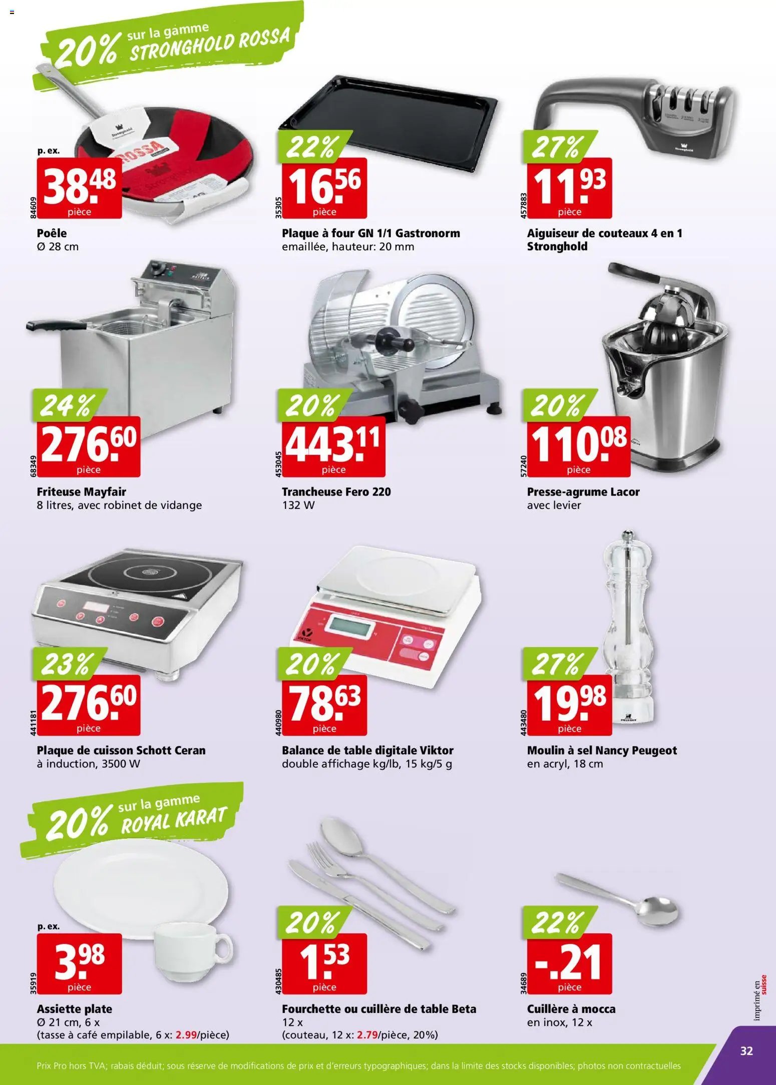 Aligro Aktionen Chavannes, Matran, Genève, Sion (2026-01-19 - 2026-01-24) | 32