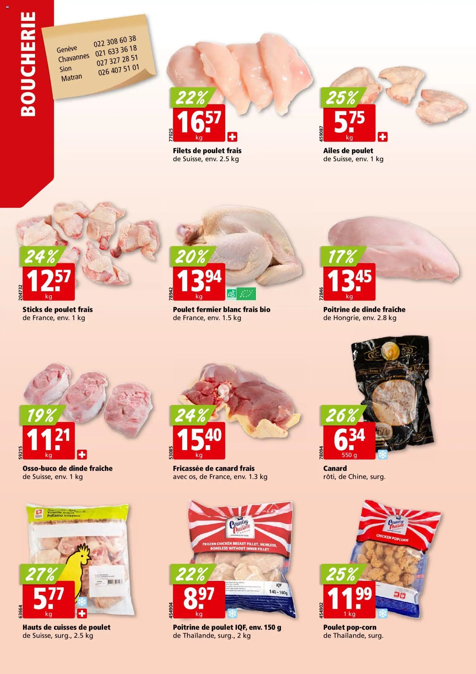 Aligro Aktionen Chavannes, Matran, Genève, Sion (2026-01-19 - 2026-01-24) | 6