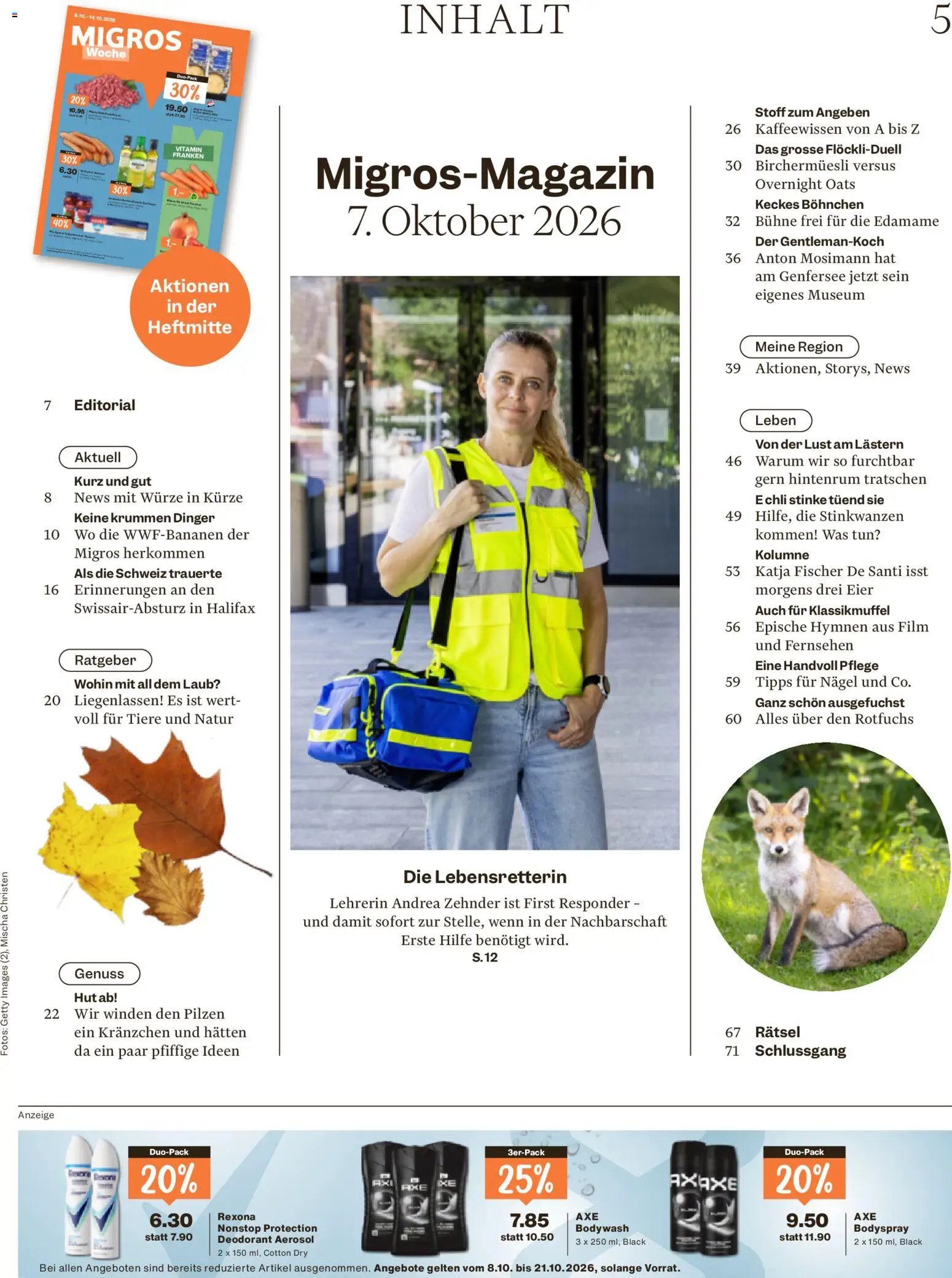 Migros aktionen Magazin