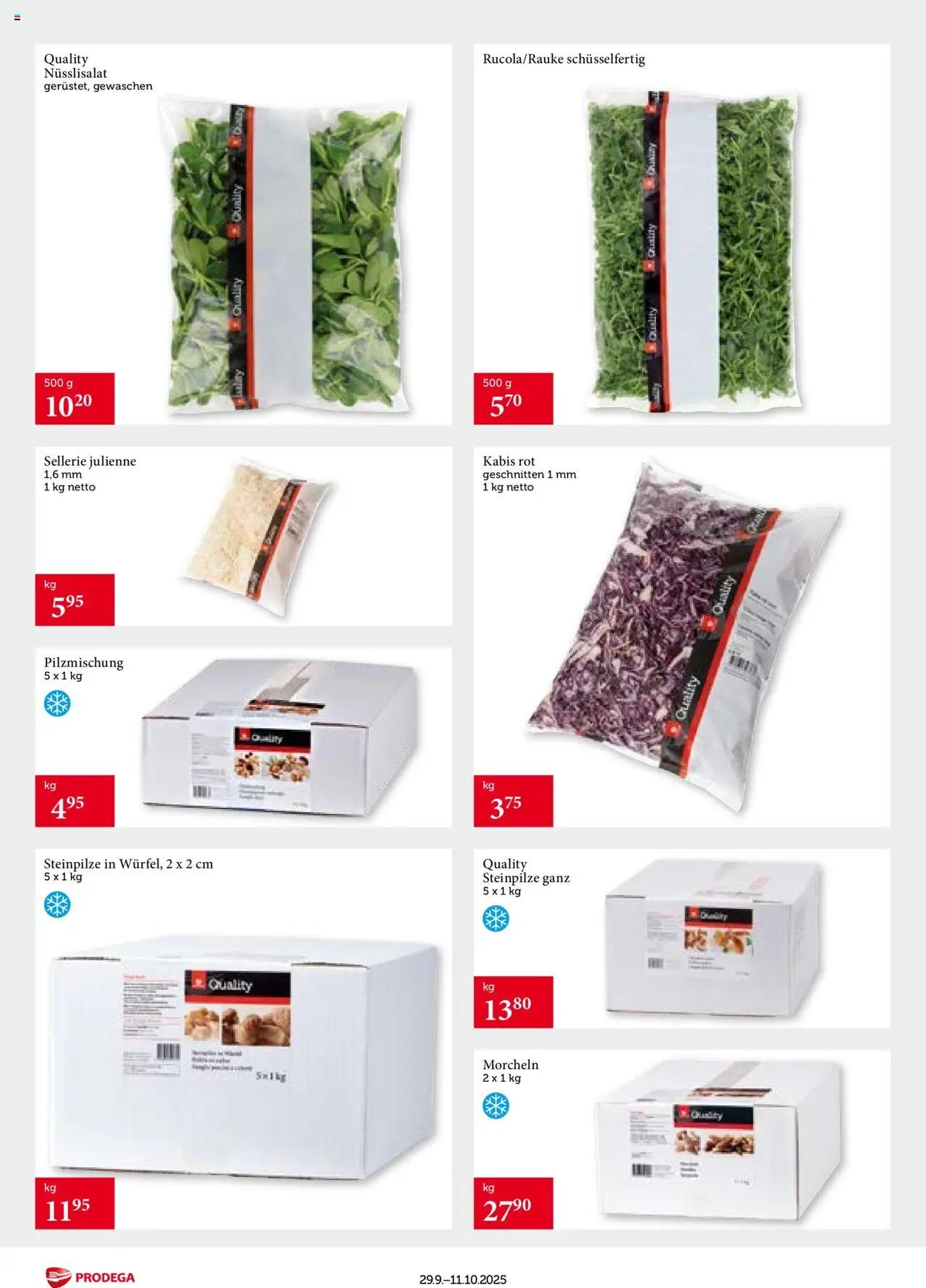 Prodega Aktionen Transgourmet Quality (2025-09-29 - 2025-10-11)