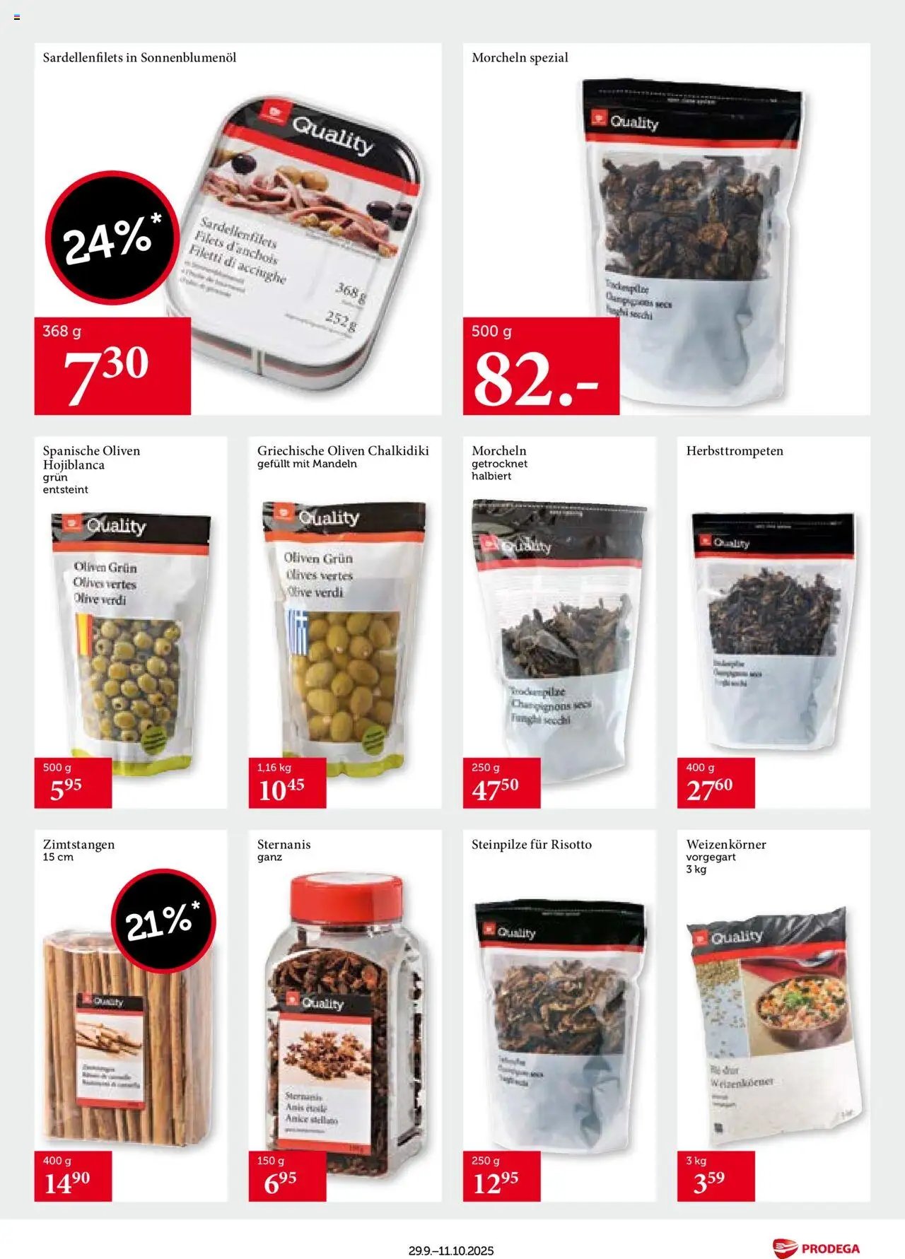 Prodega Aktionen Transgourmet Quality (2025-09-29 - 2025-10-11)