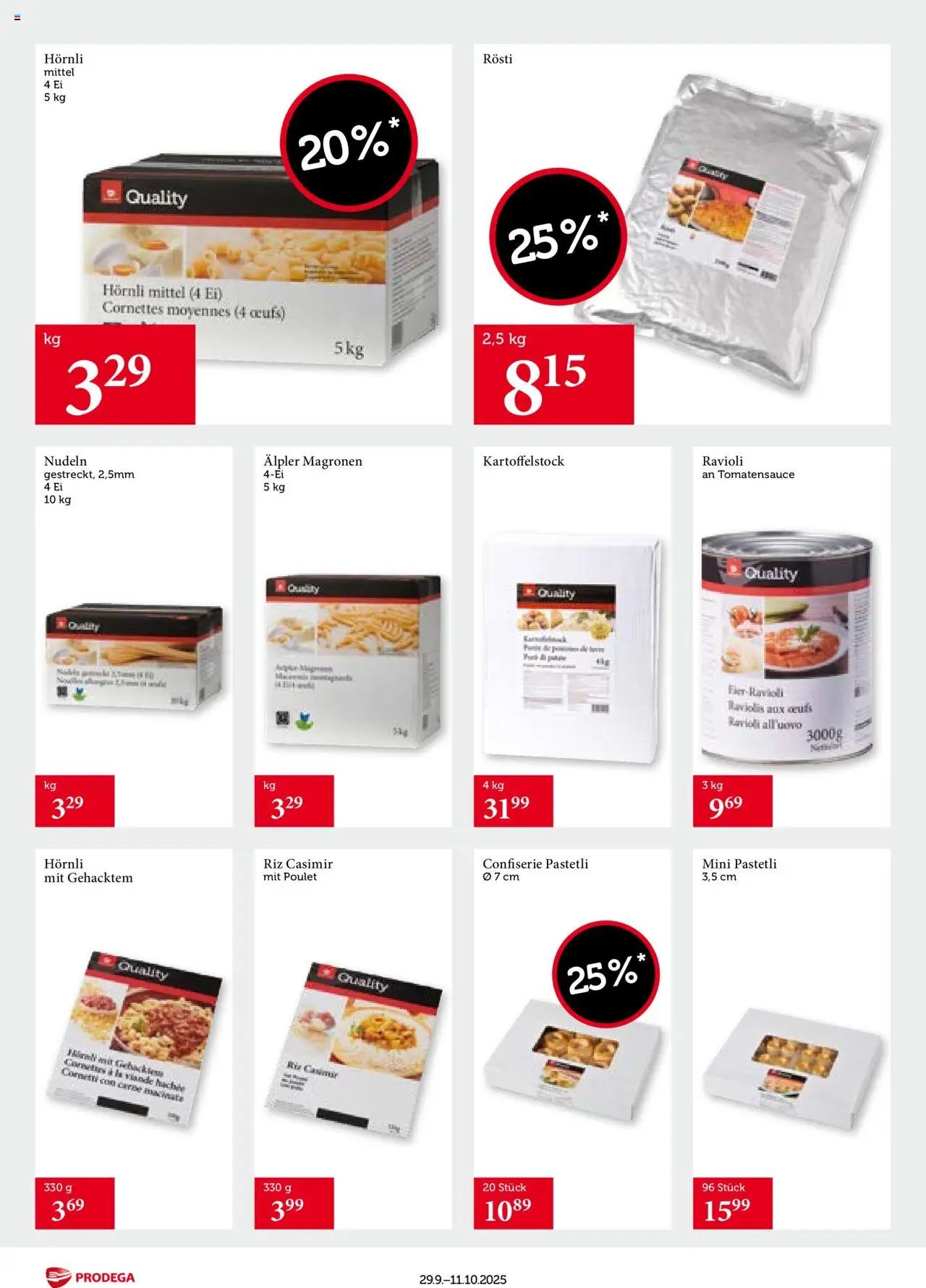 Prodega Aktionen Transgourmet Quality (2025-09-29 - 2025-10-11)