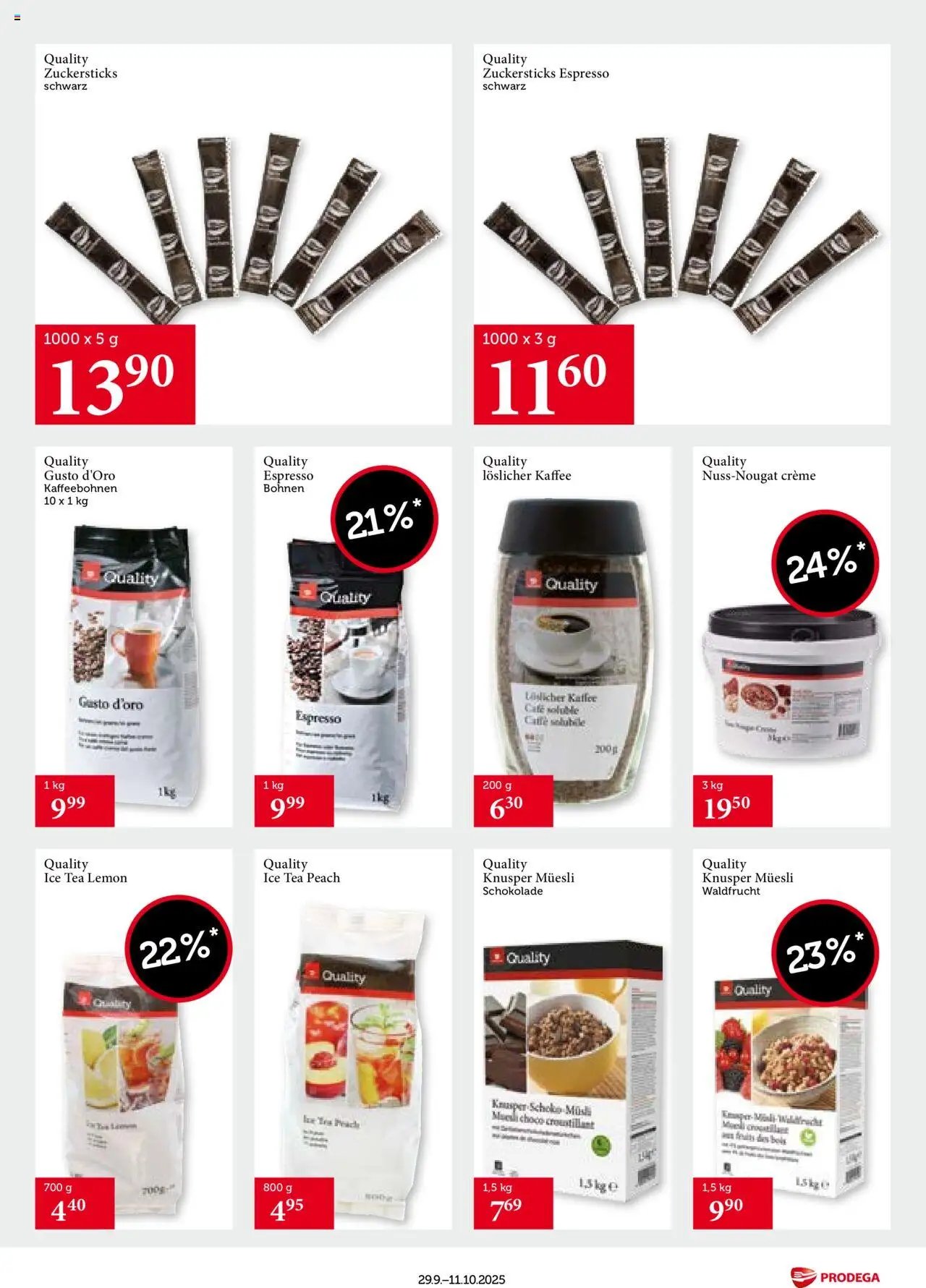 Prodega Aktionen Transgourmet Quality (2025-09-29 - 2025-10-11)