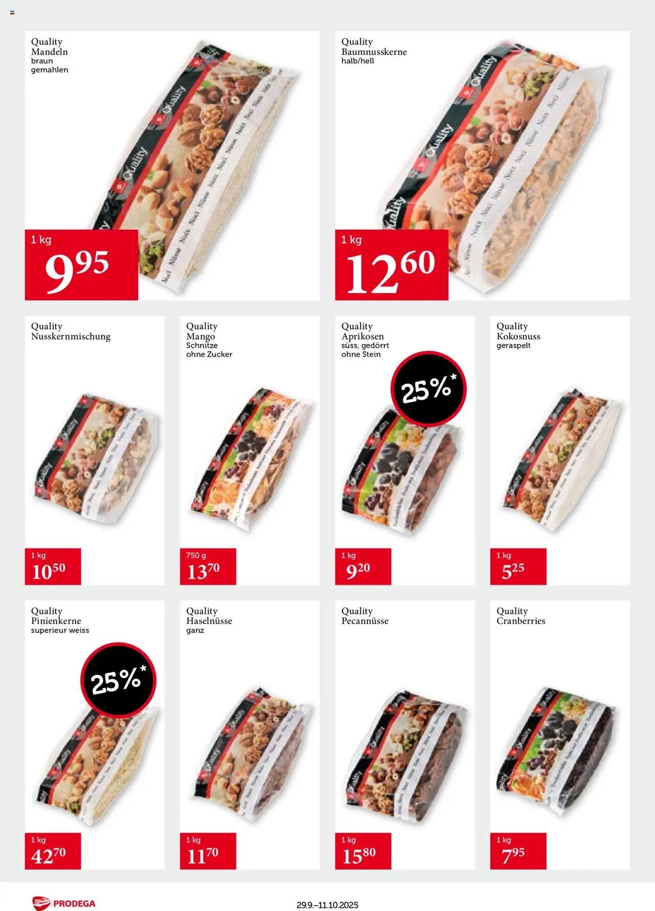 Prodega Aktionen Transgourmet Quality (2025-09-29 - 2025-10-11)
