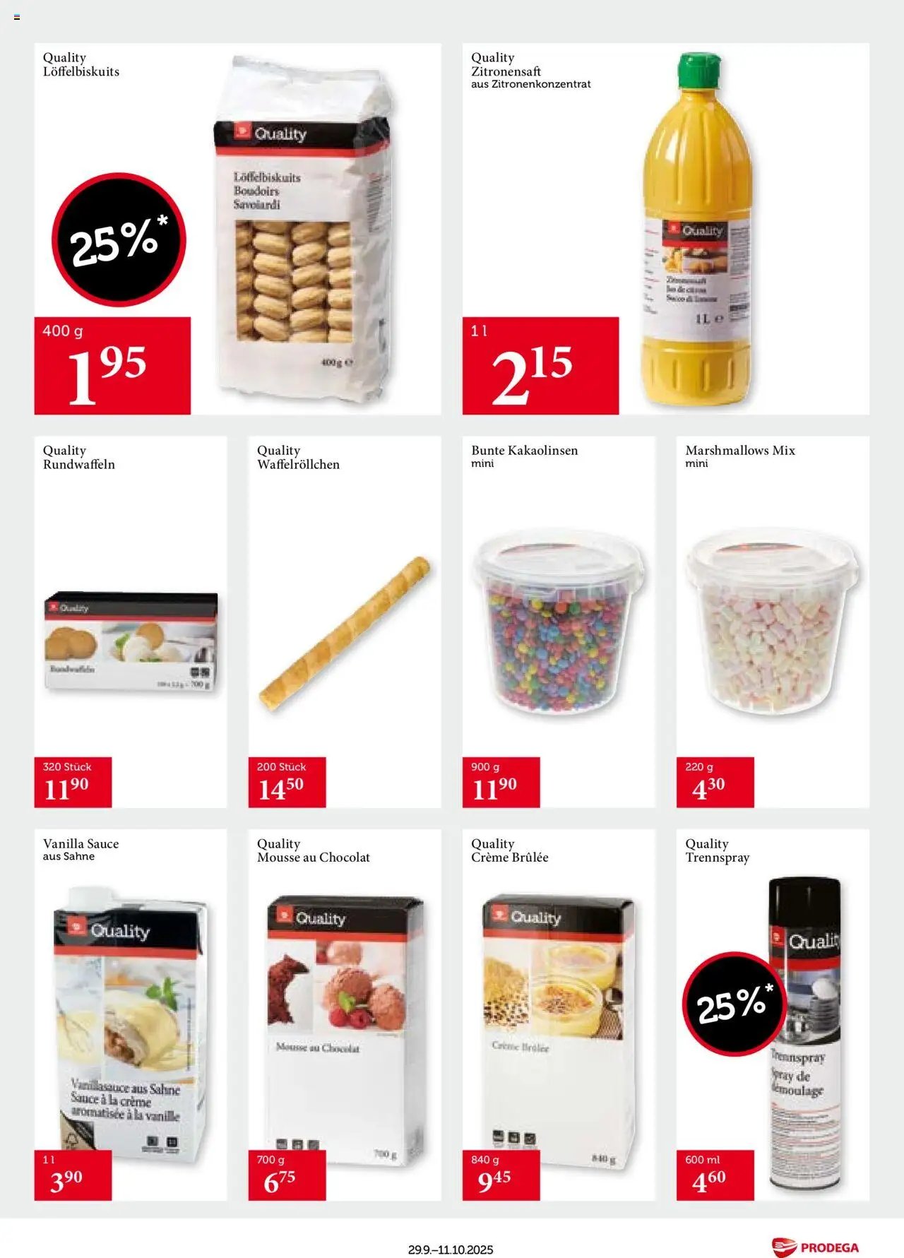 Prodega Aktionen Transgourmet Quality (2025-09-29 - 2025-10-11)