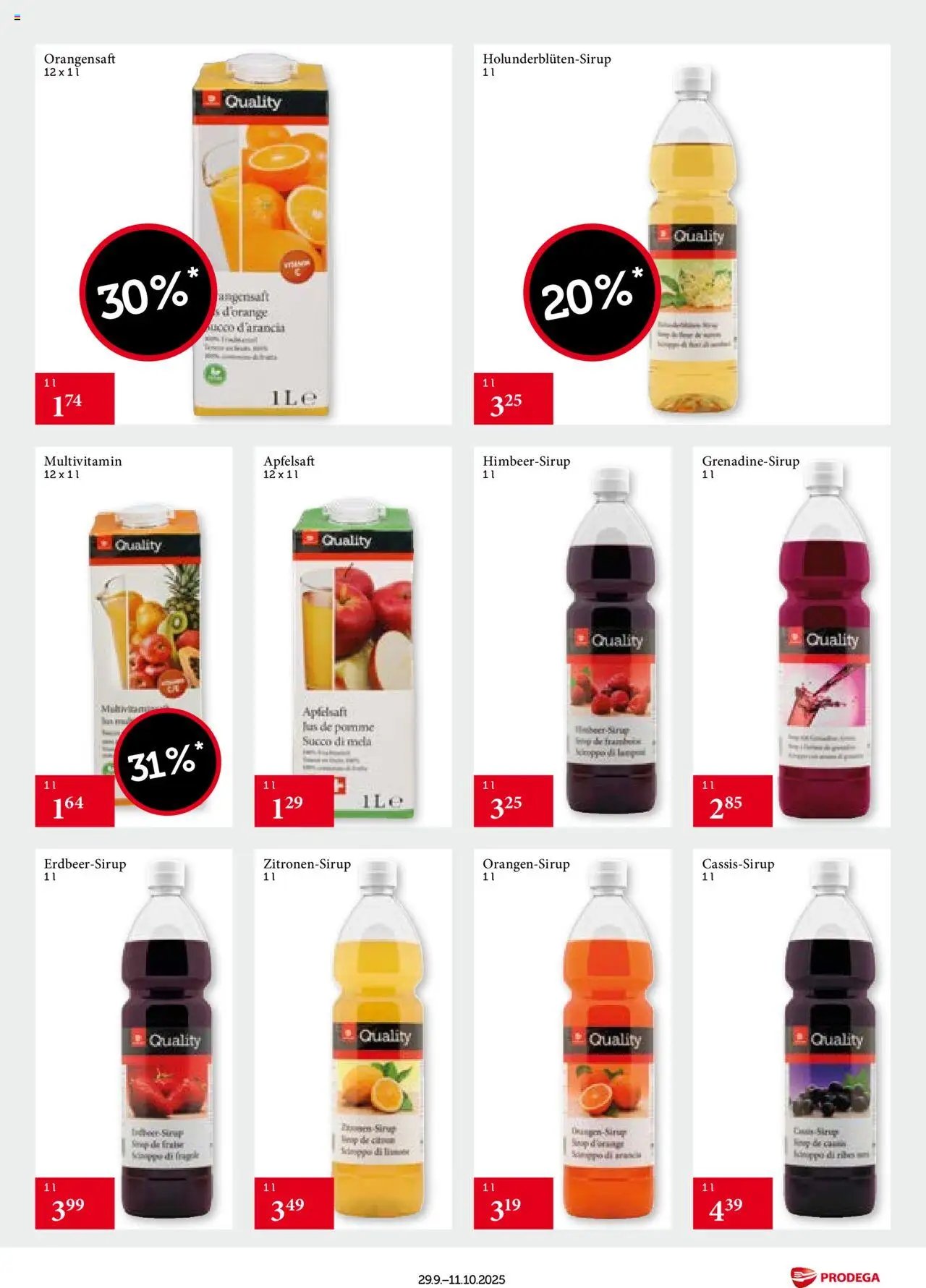 Prodega Aktionen Transgourmet Quality (2025-09-29 - 2025-10-11)