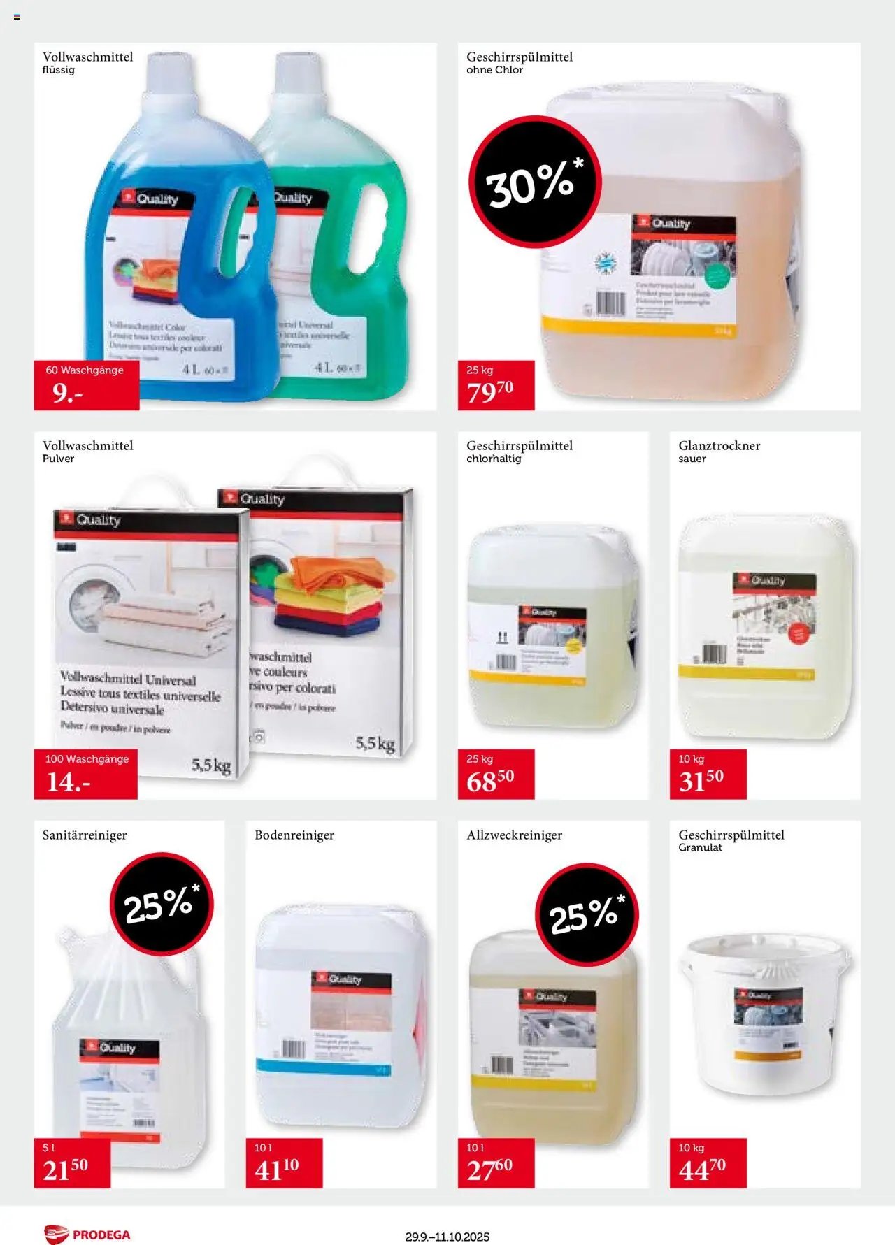 Prodega Aktionen Transgourmet Quality (2025-09-29 - 2025-10-11)